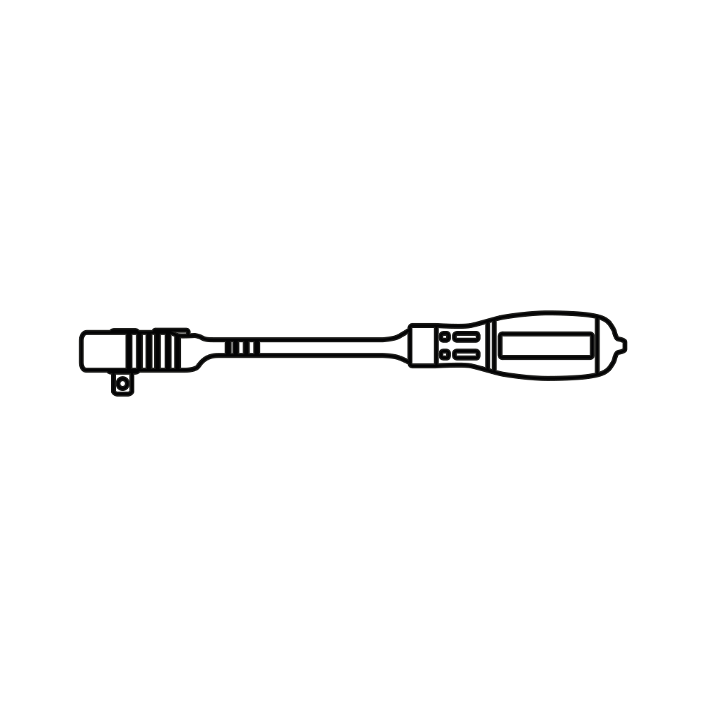 Hebel-Umschaltknarre Z90 mit 90 Zähnen, 10 mm (3/8"), MATADOR Art.-Code: 30610090