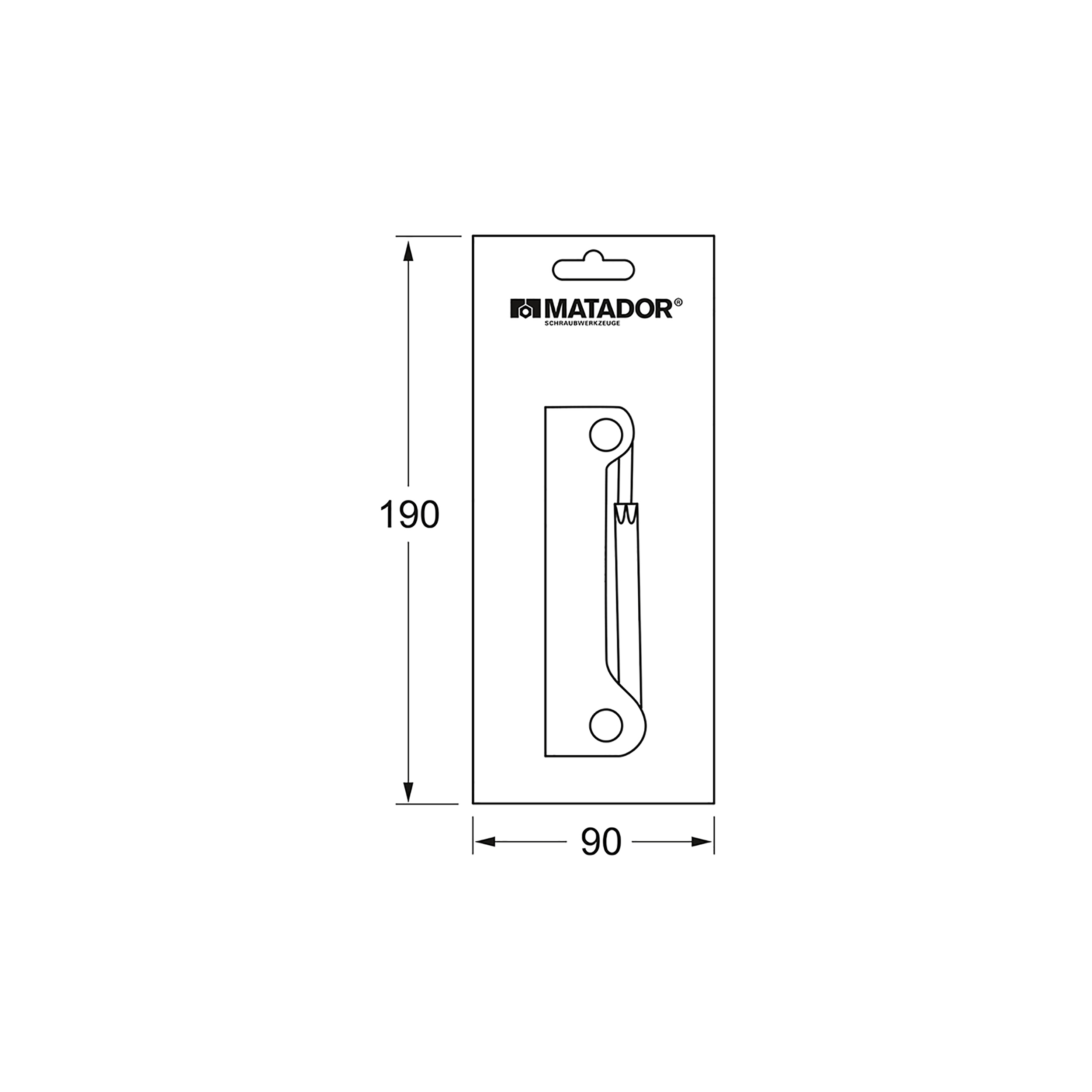 Offset screwdriver Torx®, MATADOR 04439080