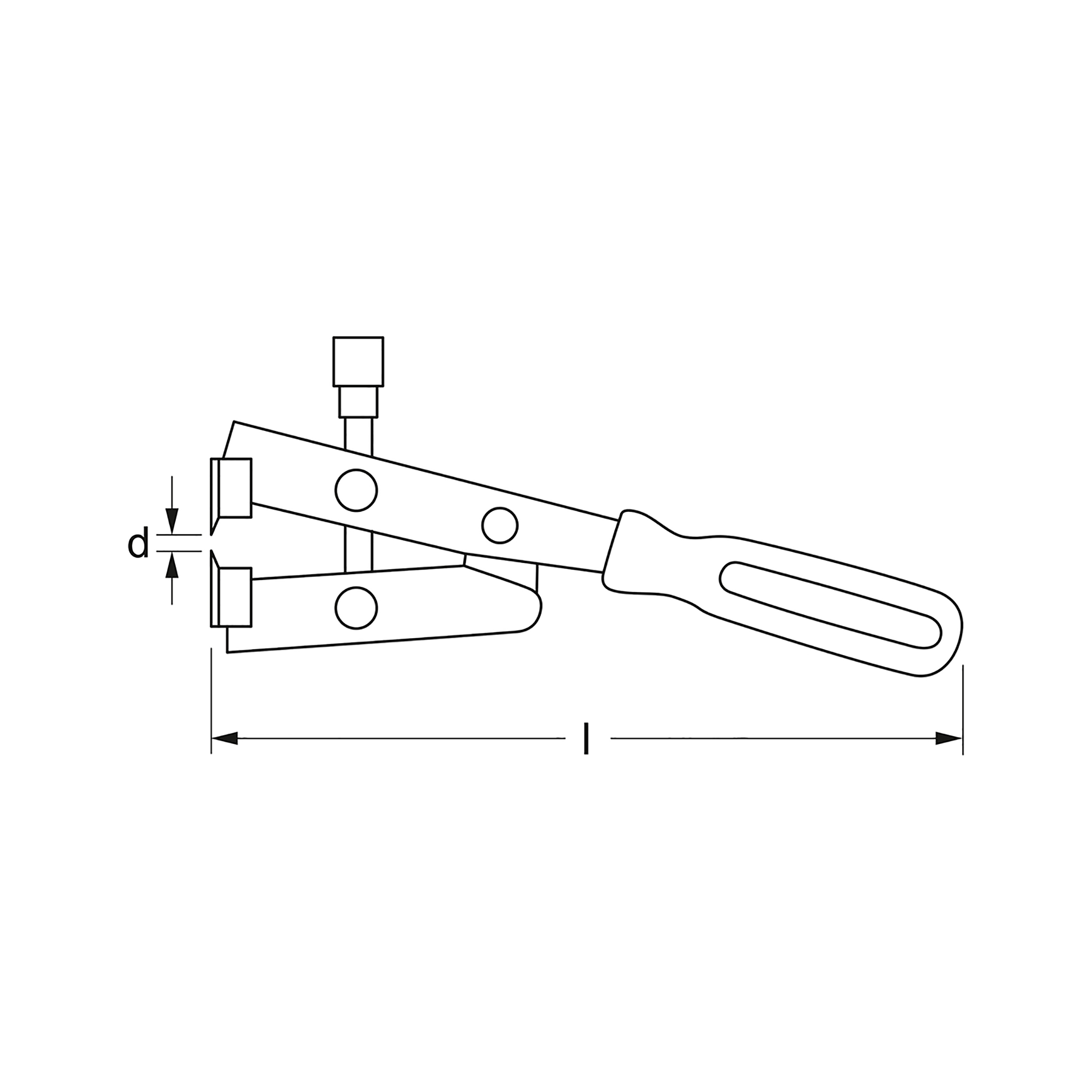 Hose clamp pliers, 3/8", MATADOR item no.: 05510001