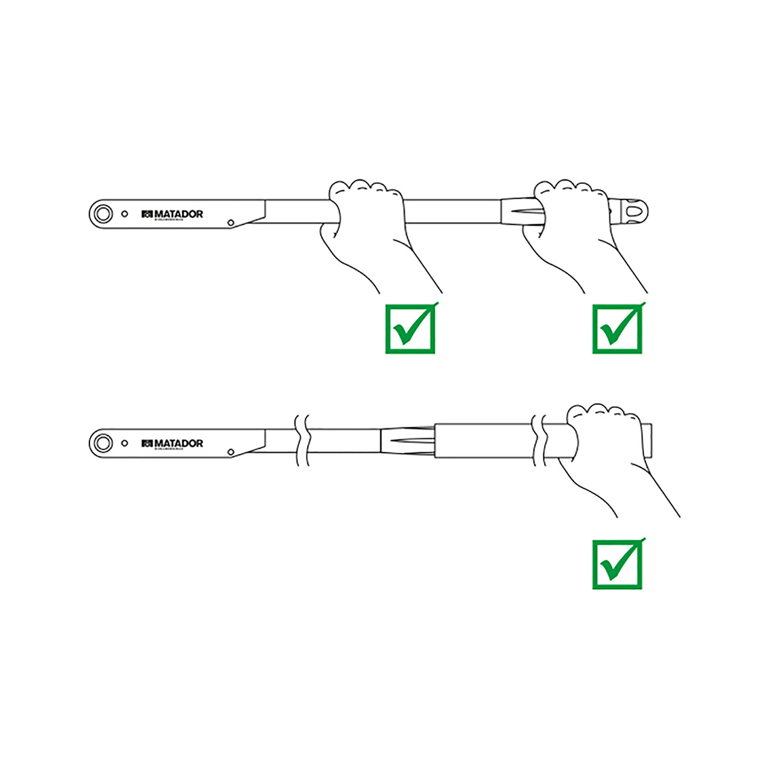 Drehmomentschlüssel MULTITOUCH, 10 mm (3/8"): 5-33 Nm, MATADOR Art.-Code: 61740010