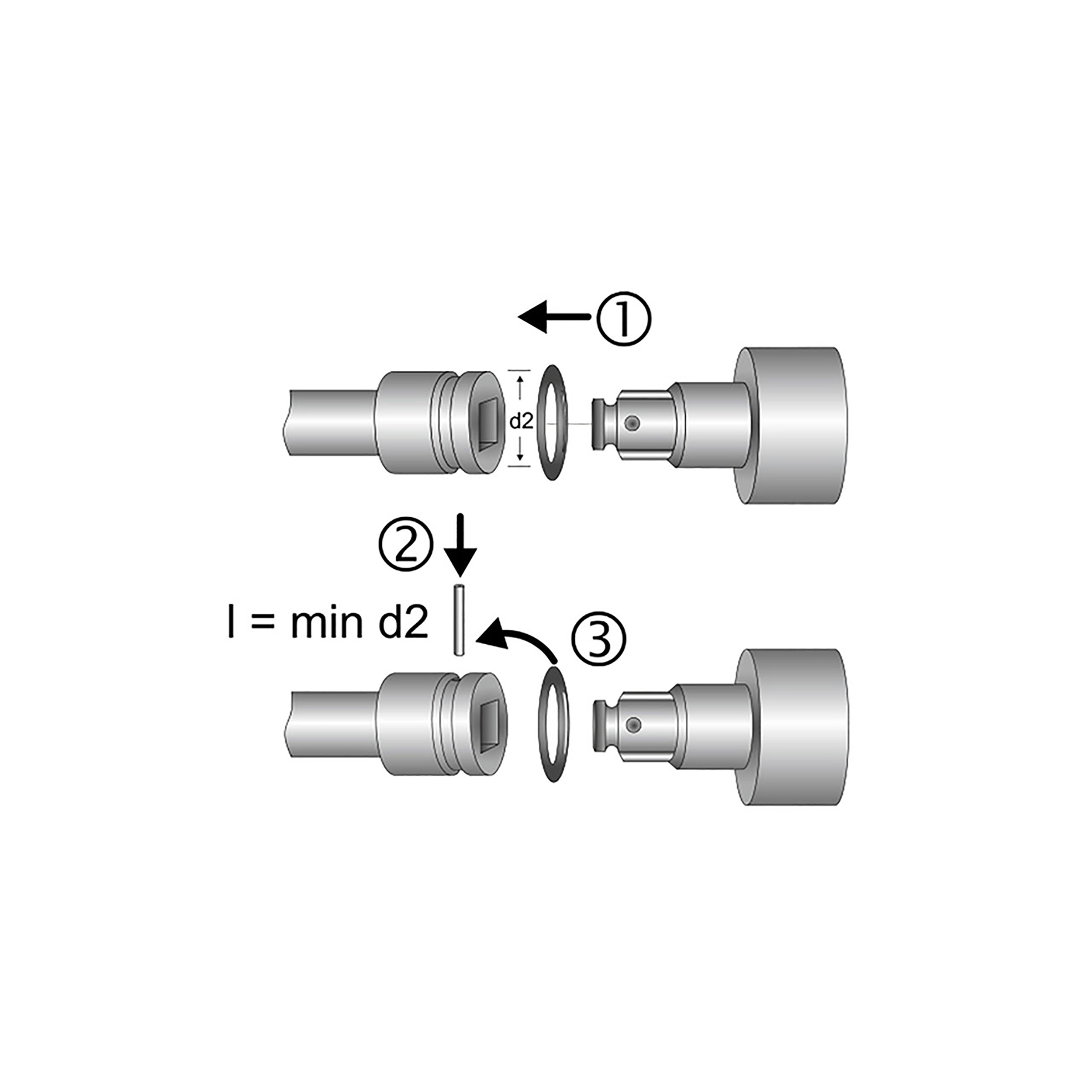 Kraft-Schraubendreher-Einsatz, 6-kt., 20 mm (3/4"): 12 mm, MATADOR Art.-Code: 75780120