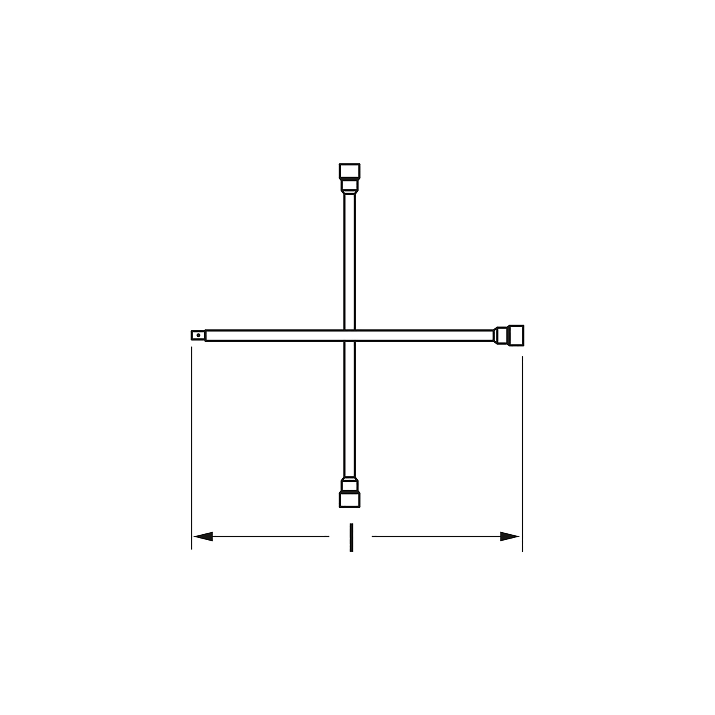 HP 13216 Radkreuz Radkreuzschlüssel Kreuzschlüssel Radschlüssel