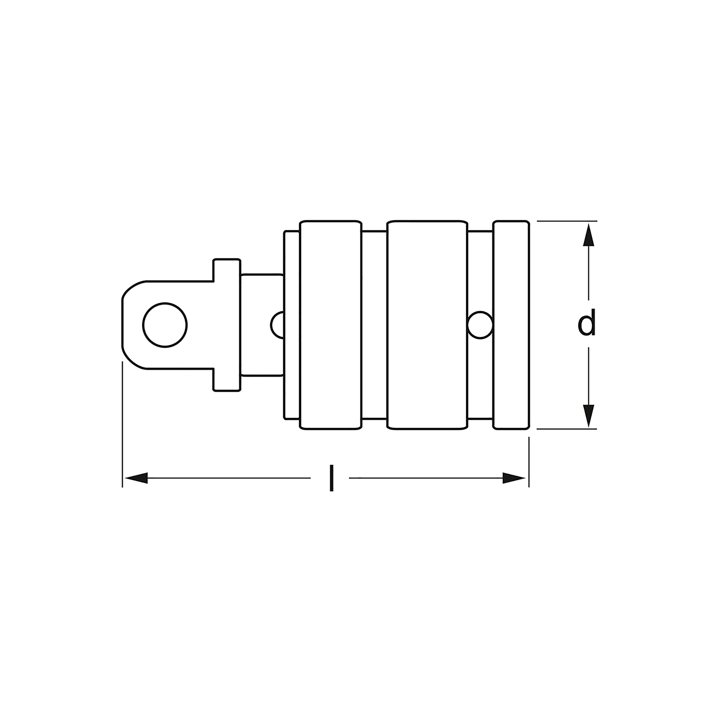 Power cardan joint, 1/2", MATADOR item no.: 74580001