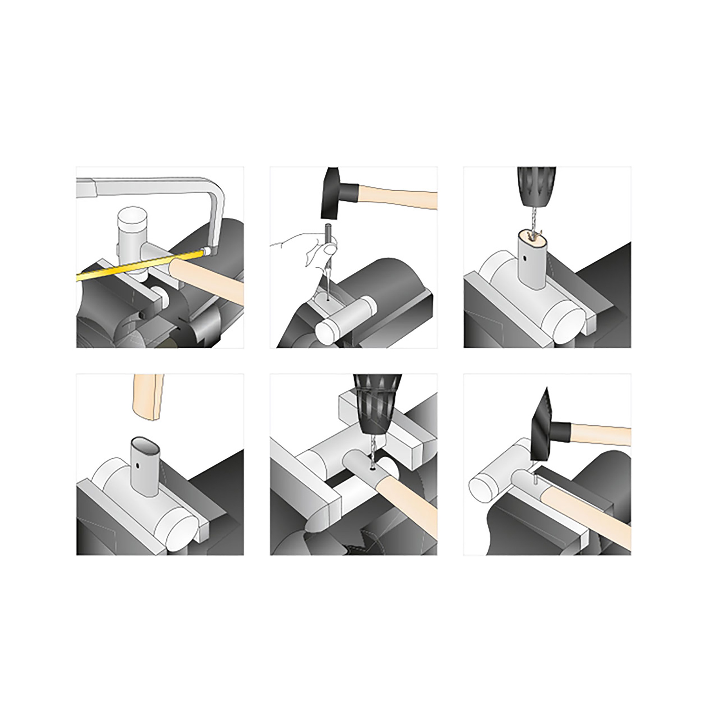 Schonhammer, Ersatz-Stiel, 330 mm, MATADOR Art.-Code: 07020302