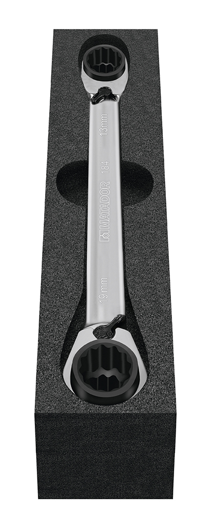 Cube S: 4in1 ratchet spanner, 1-piece, MATADOR 81500184