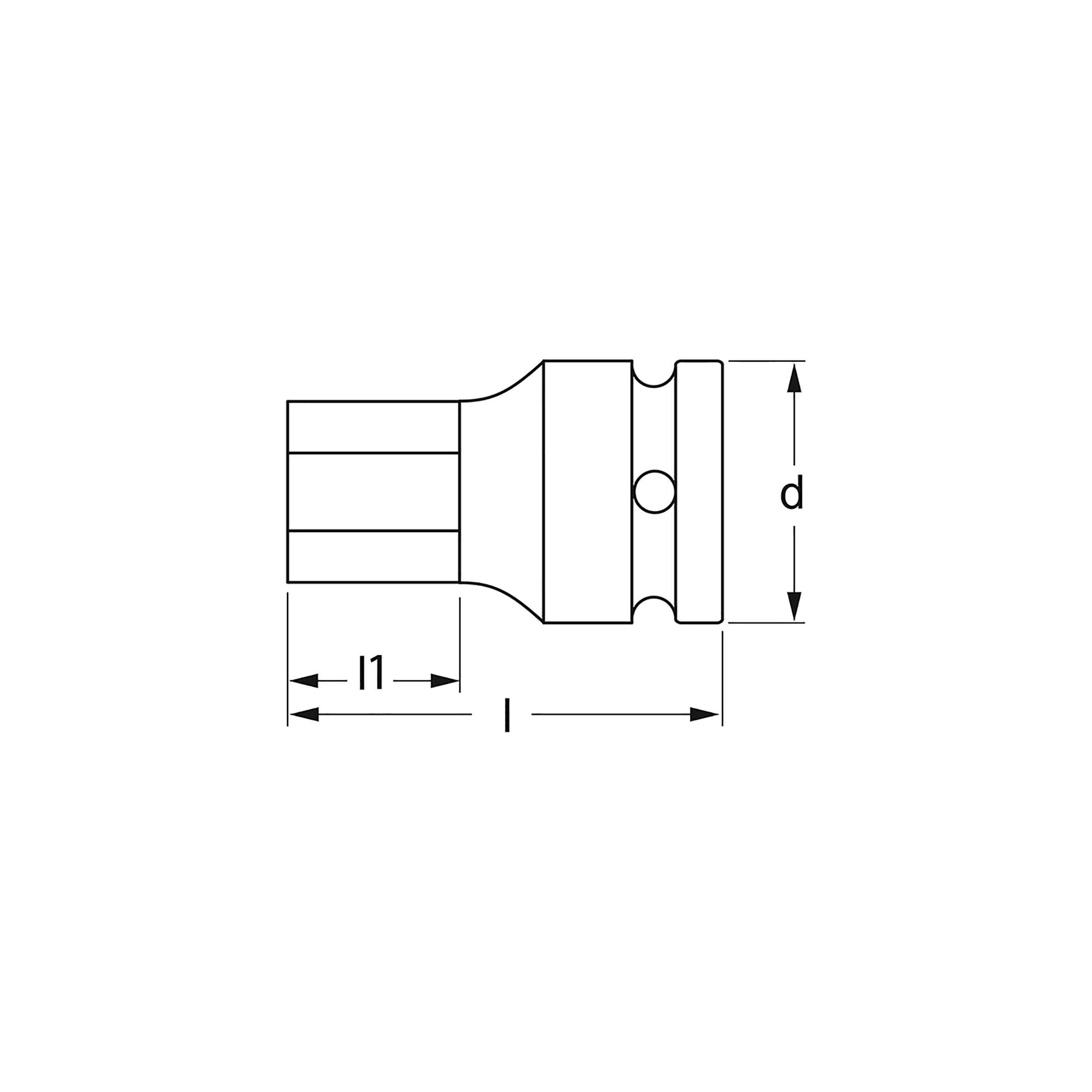 Kraft-Schraubendreher-Einsatz, 6-kt., 20 mm (3/4"): 12 mm, MATADOR Art.-Code: 75780120