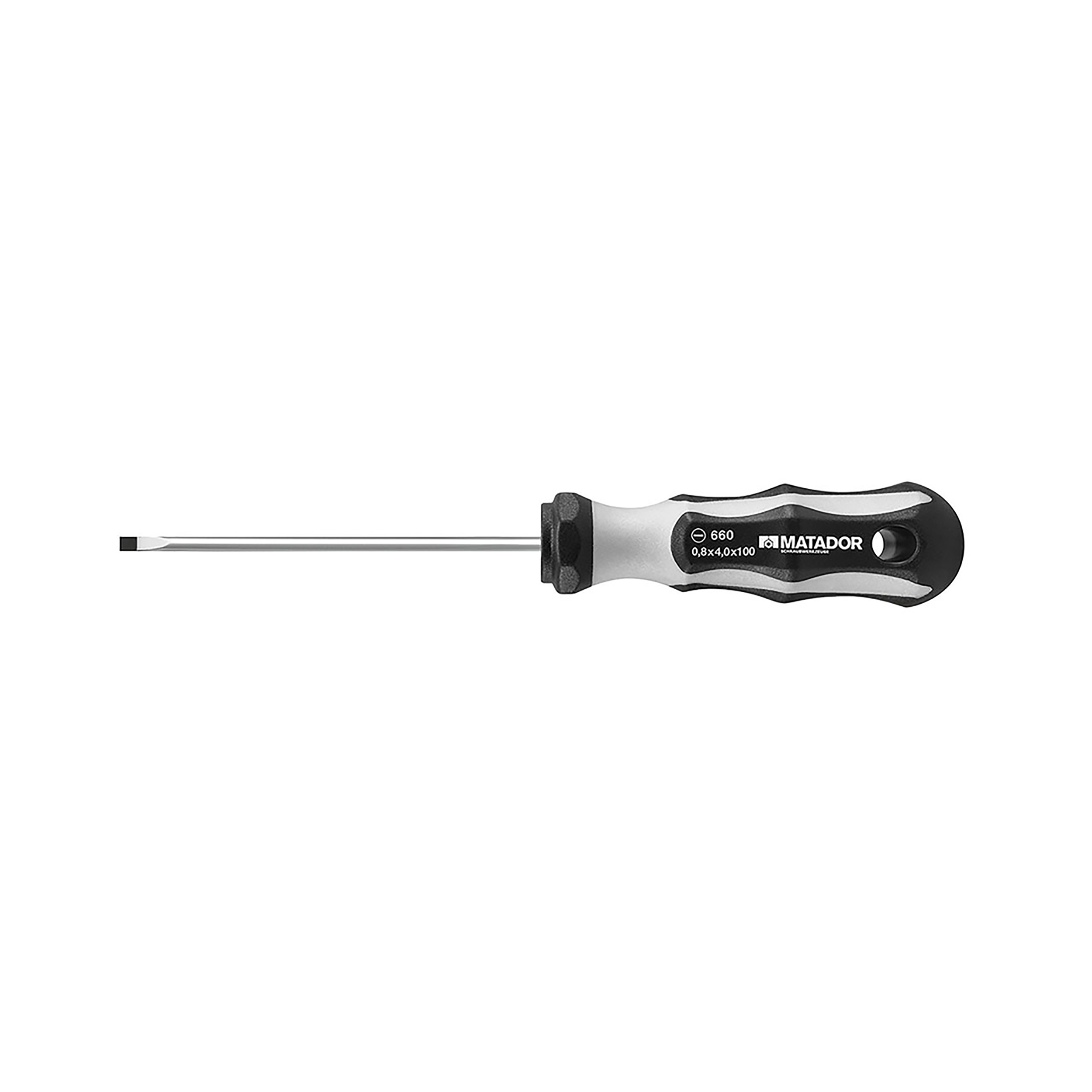 Electrician's screwdriver, 0.5x3x100 mm, MATADOR item no.: 06600530