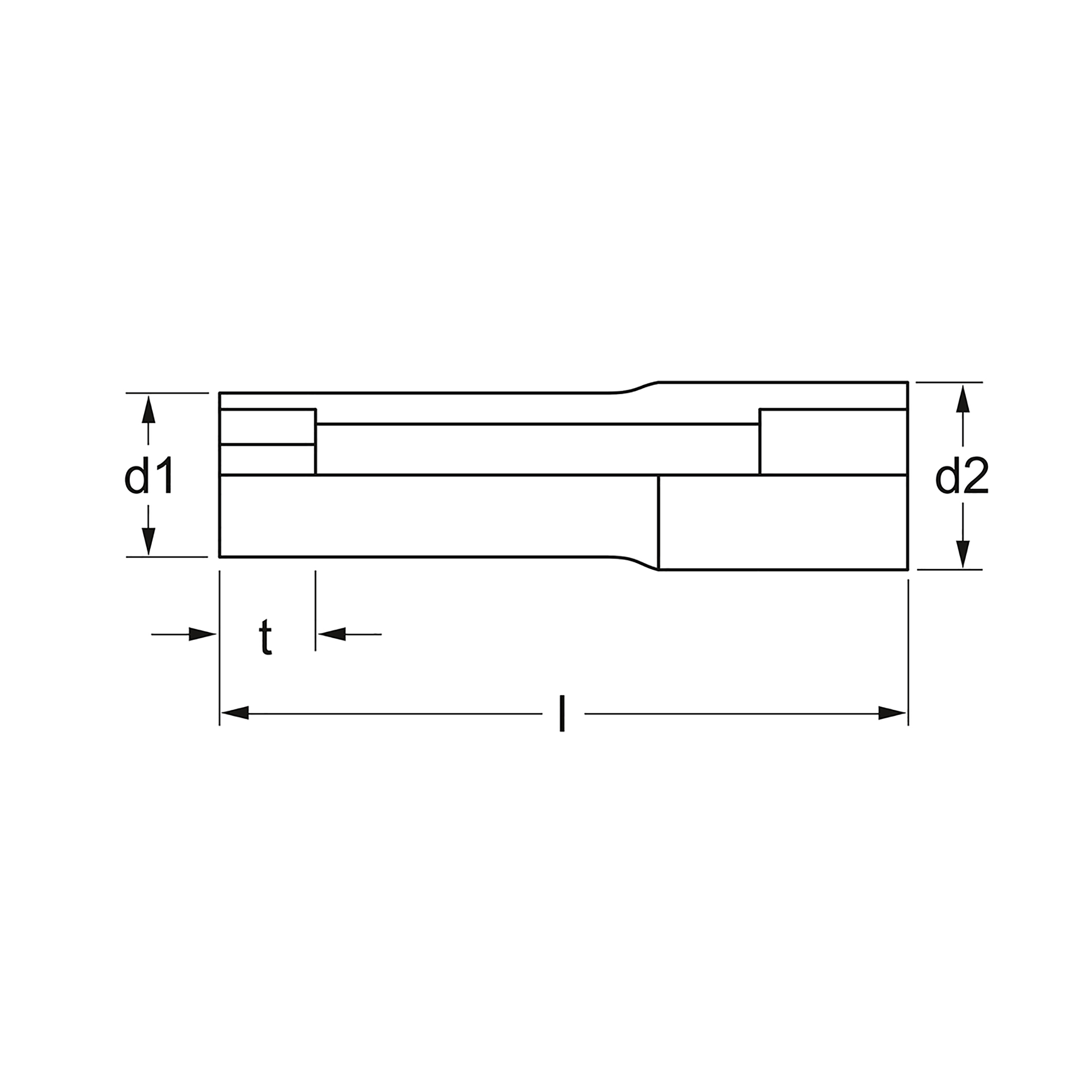 Steckschlüssel-Einsatz, 6-kt, lang, 6,3 mm (1/4"): 14 mm, MATADOR Art.-Code: 20810140