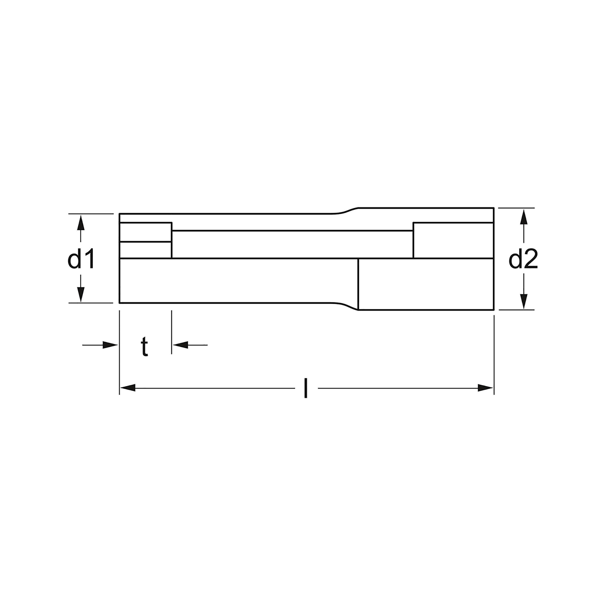 Steckschlüssel-Einsatz, 6-kt, lang, 6,3 mm (1/4"): 13 mm, MATADOR Art.-Code: 20810130