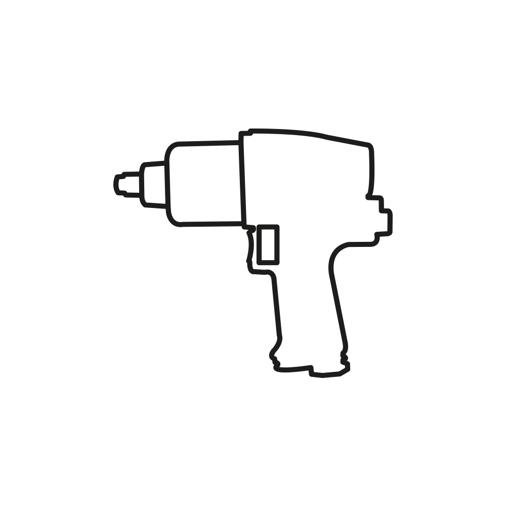 Heavy duty impact wrench, MATADOR 7000