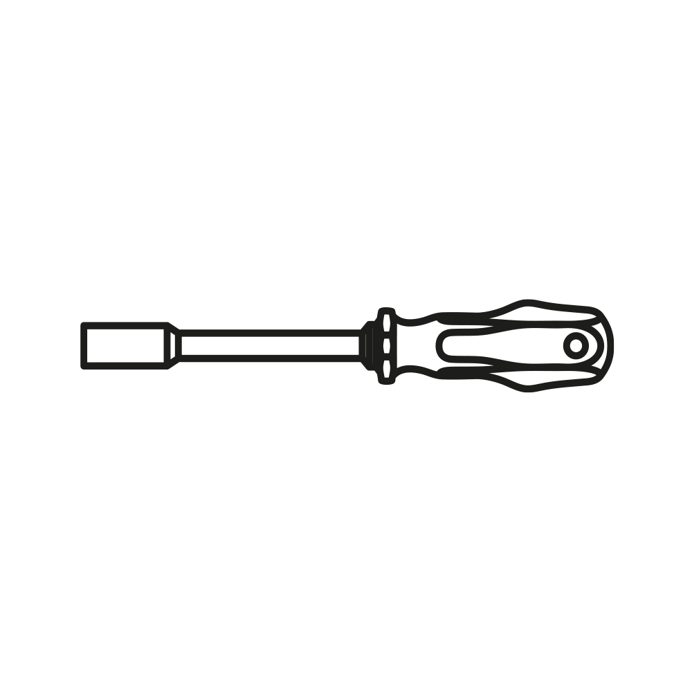 Hexagon socket spanner VDE, 9x115 mm, MATADOR item no.: 06701090