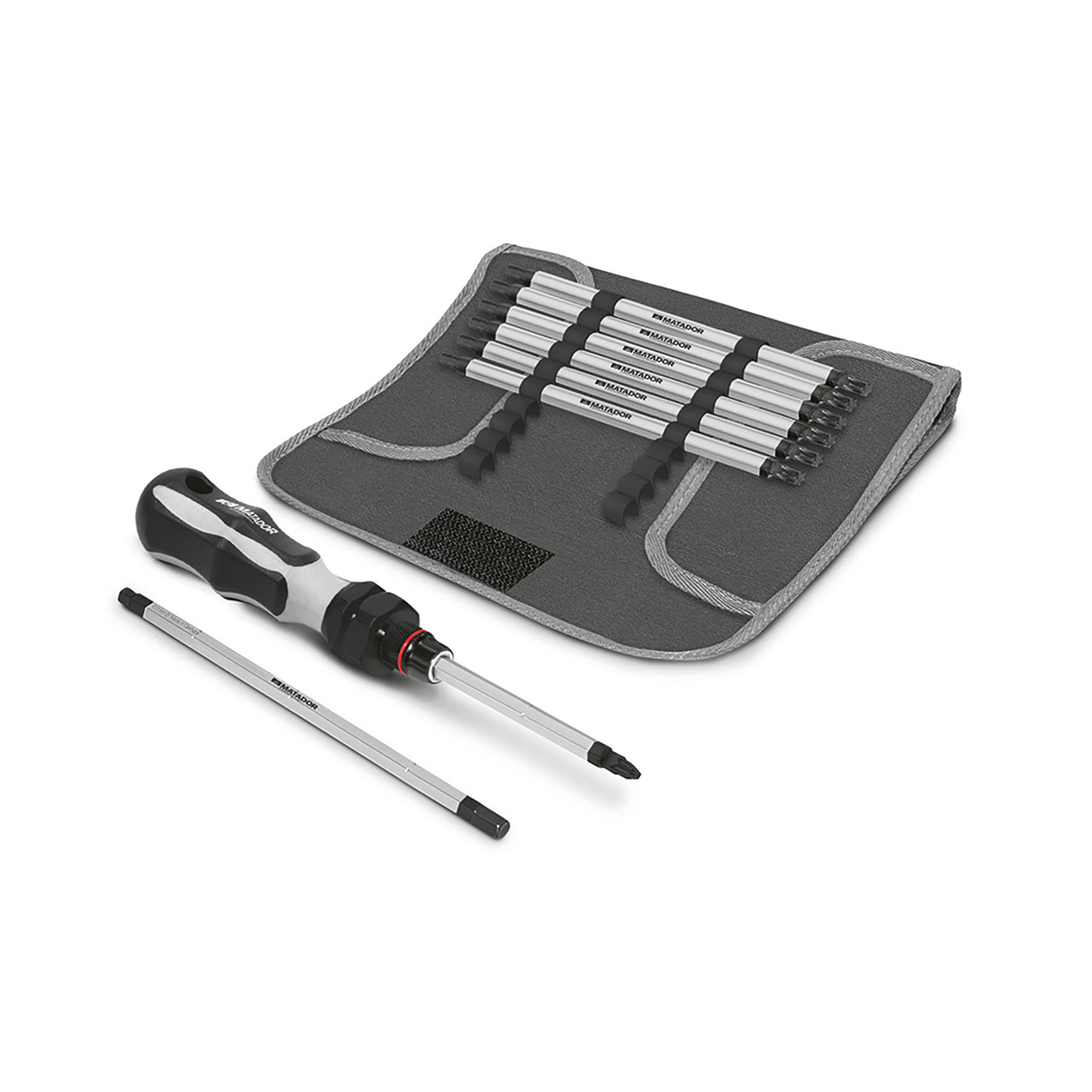 Wechselkl.-Schraubendr.-Satz, 7-tlg., MATADOR Art.-Code: 06729070 Wechselkl.-Schraubendr.-Satz, 7-tlg., MATADOR Art.-Code: 06729070