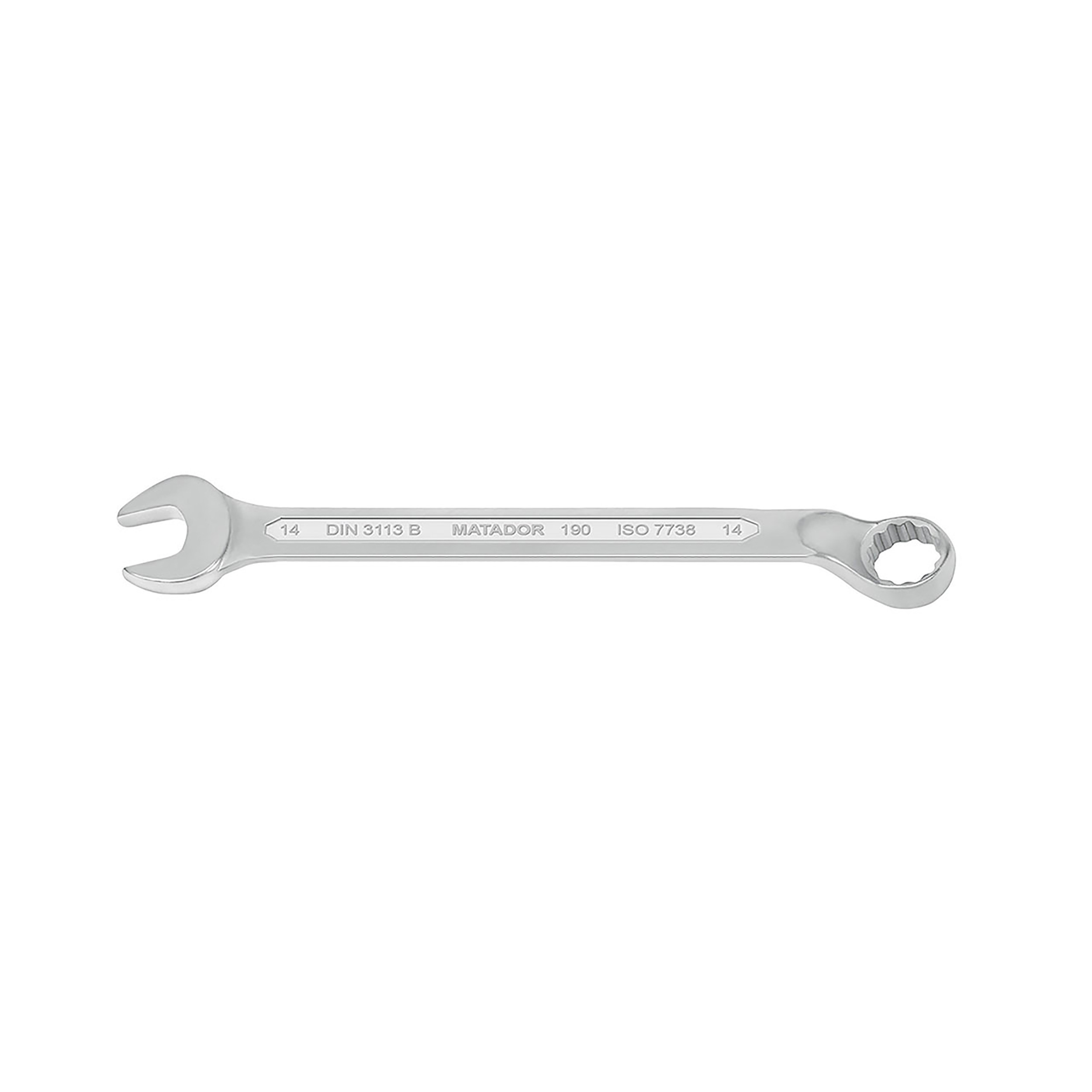 Combination spanner set, DIN 3113 B, 8 pcs., 8-19 mm, MATADOR item no.: 01909080