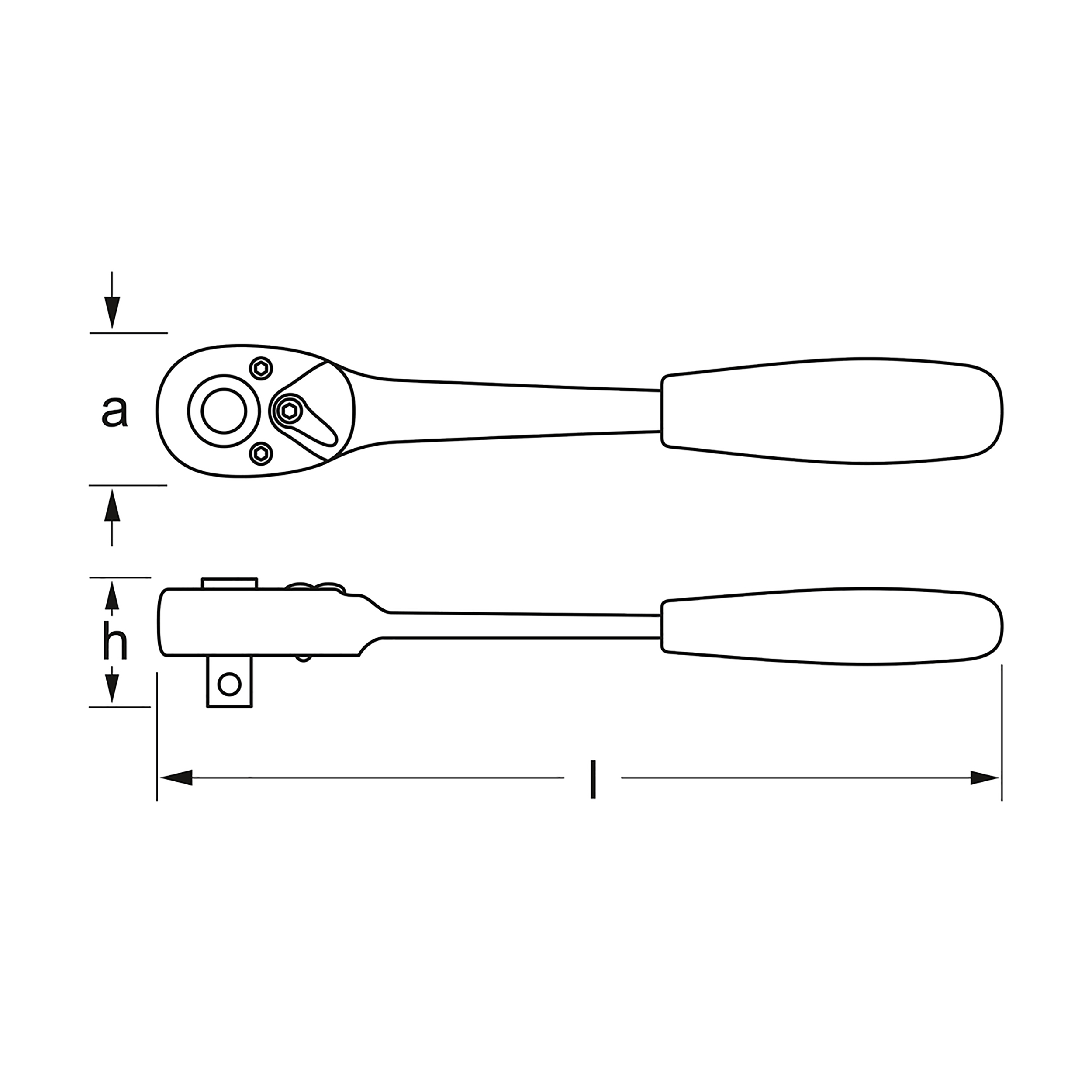 10 mm (3/8") Reversible Ratchet Z90, MATADOR 30610090, The new Z90