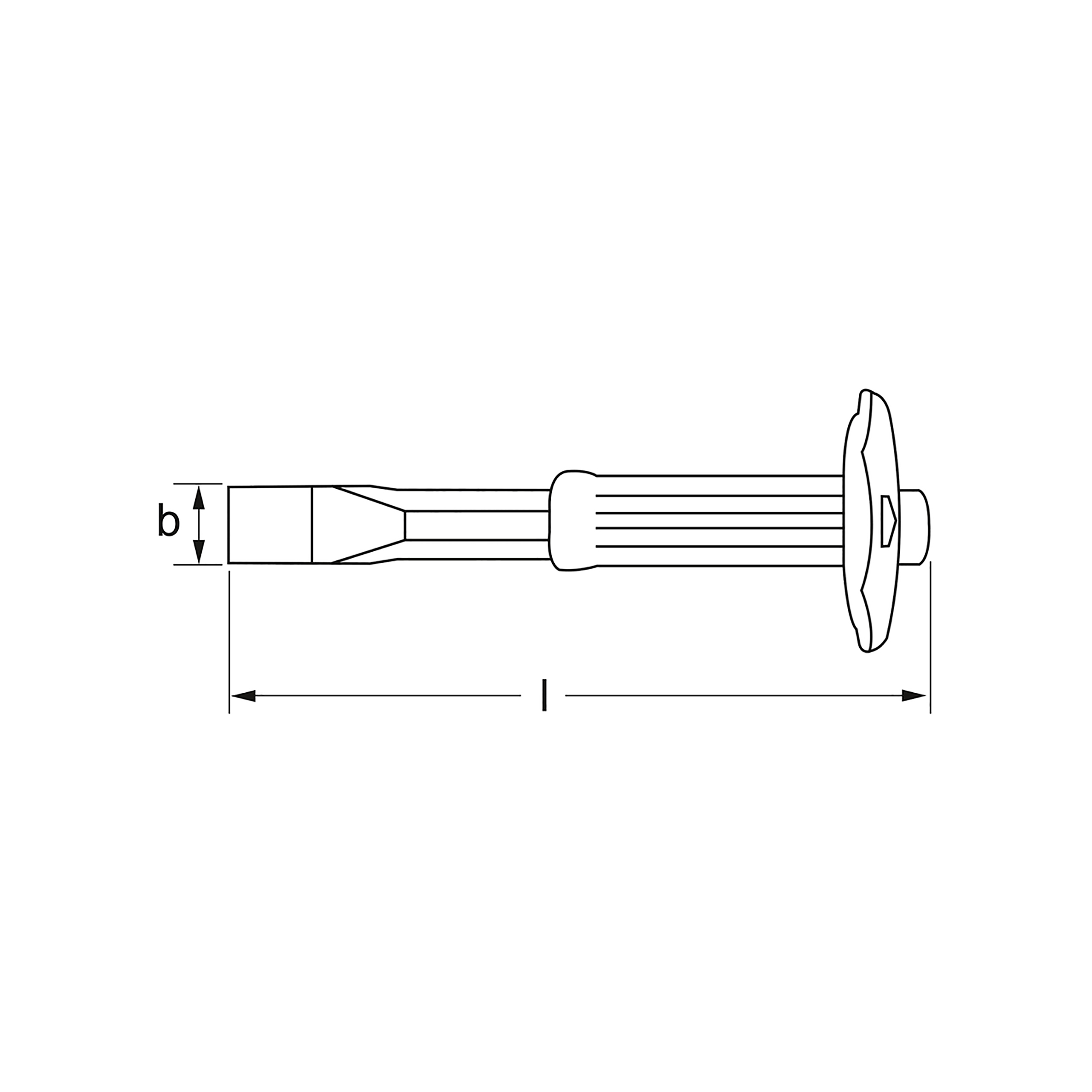 Bodywork sheet metal chisel, 240 mm, MATADOR item no.: 08460001