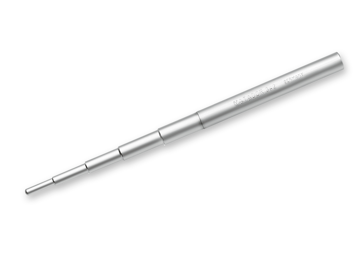 Stufendrehstift für Pfeifenkopf- und Rohrsteckschlüssel.