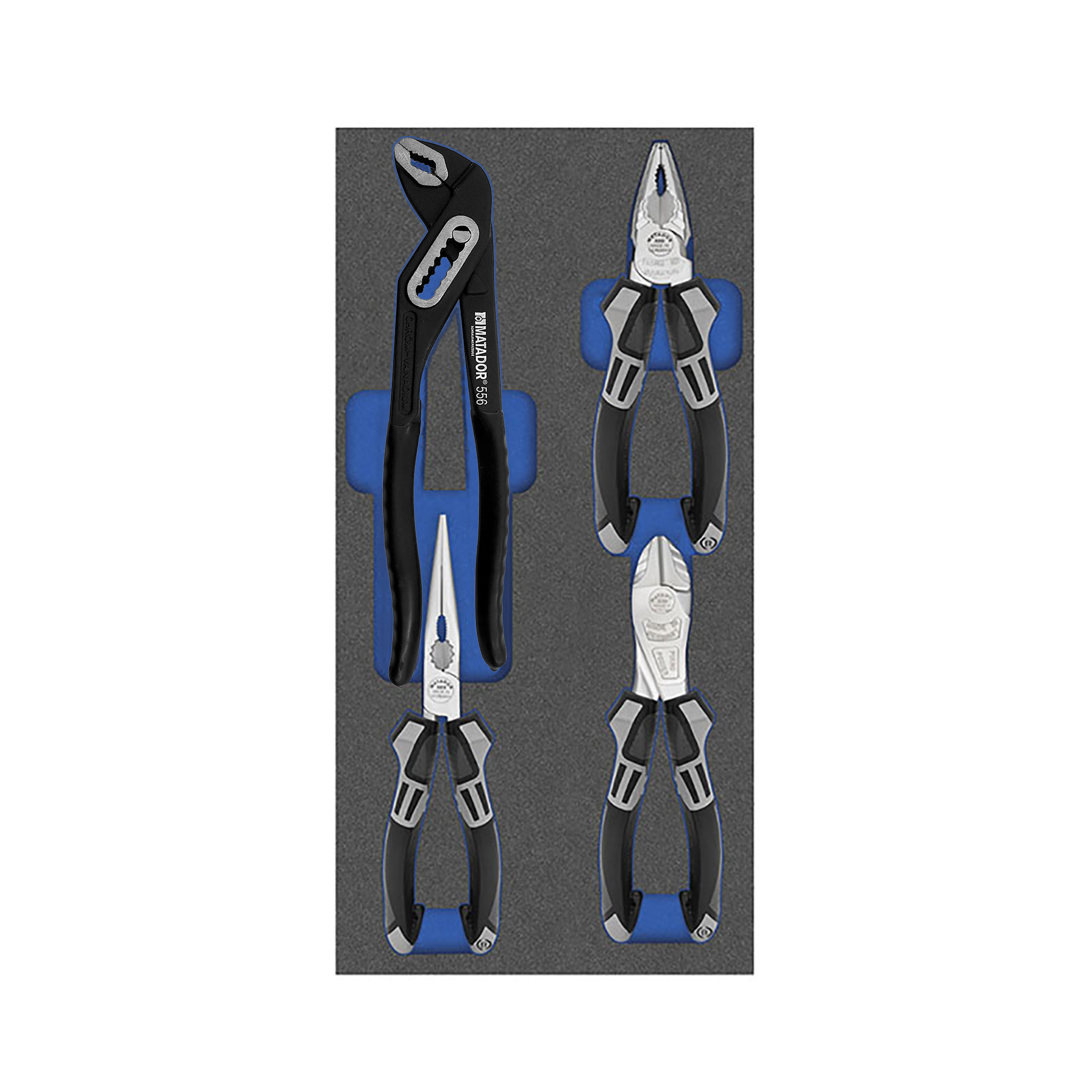 MTS module (1/3): set of pliers 4 pcs. MATADOR 8164