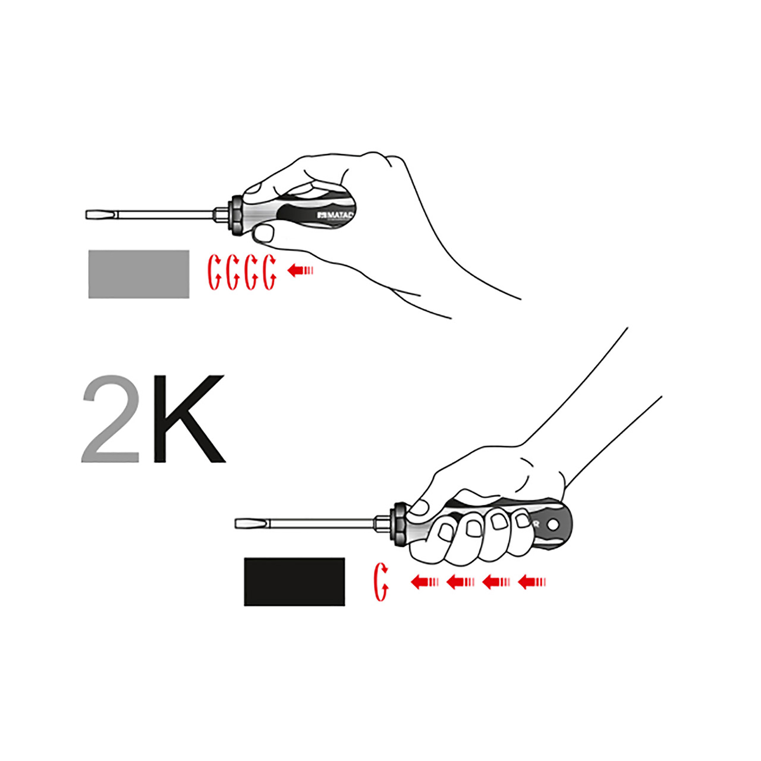 Steckschlüssel-Schraubendreher, 6-kt., 6x125 mm, MATADOR Art.-Code: 06702060