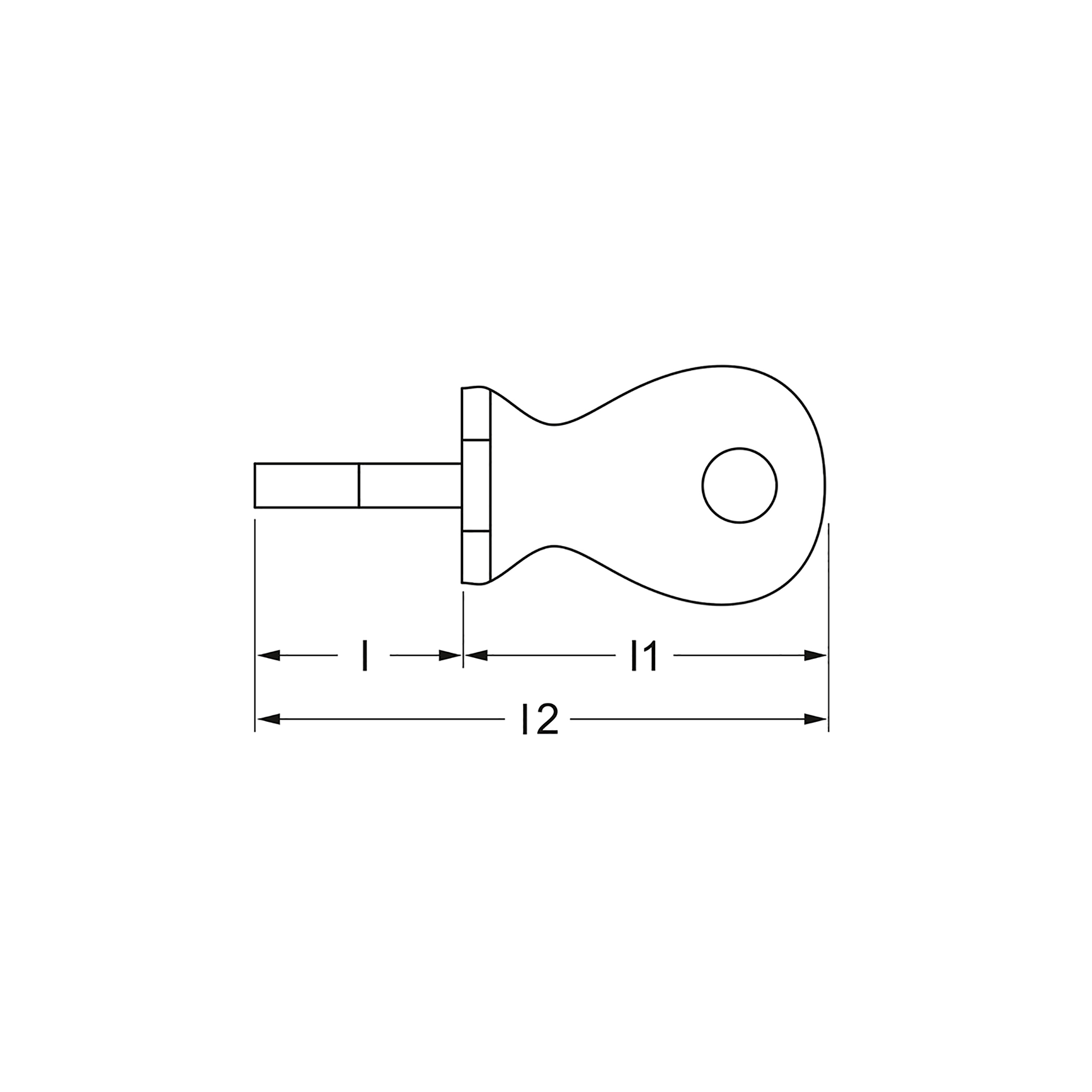 Schraubendreher, kurz, 4x25 mm, MATADOR Art.-Nr.: 06400840