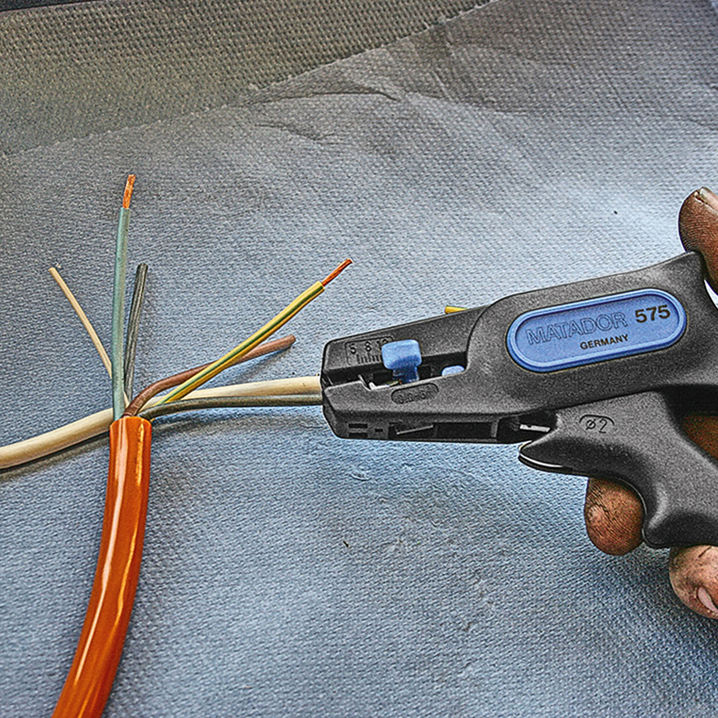 Fully automatic wire stripper, 160 mm (6.1/4"), MATADOR item no.: 05750165