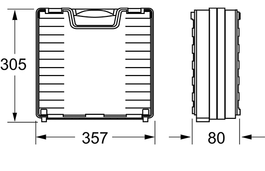 4145_Z02LePzNZmyMUqrPR Außenmaße: 305 (h) x 357 (b) x 80 (t)