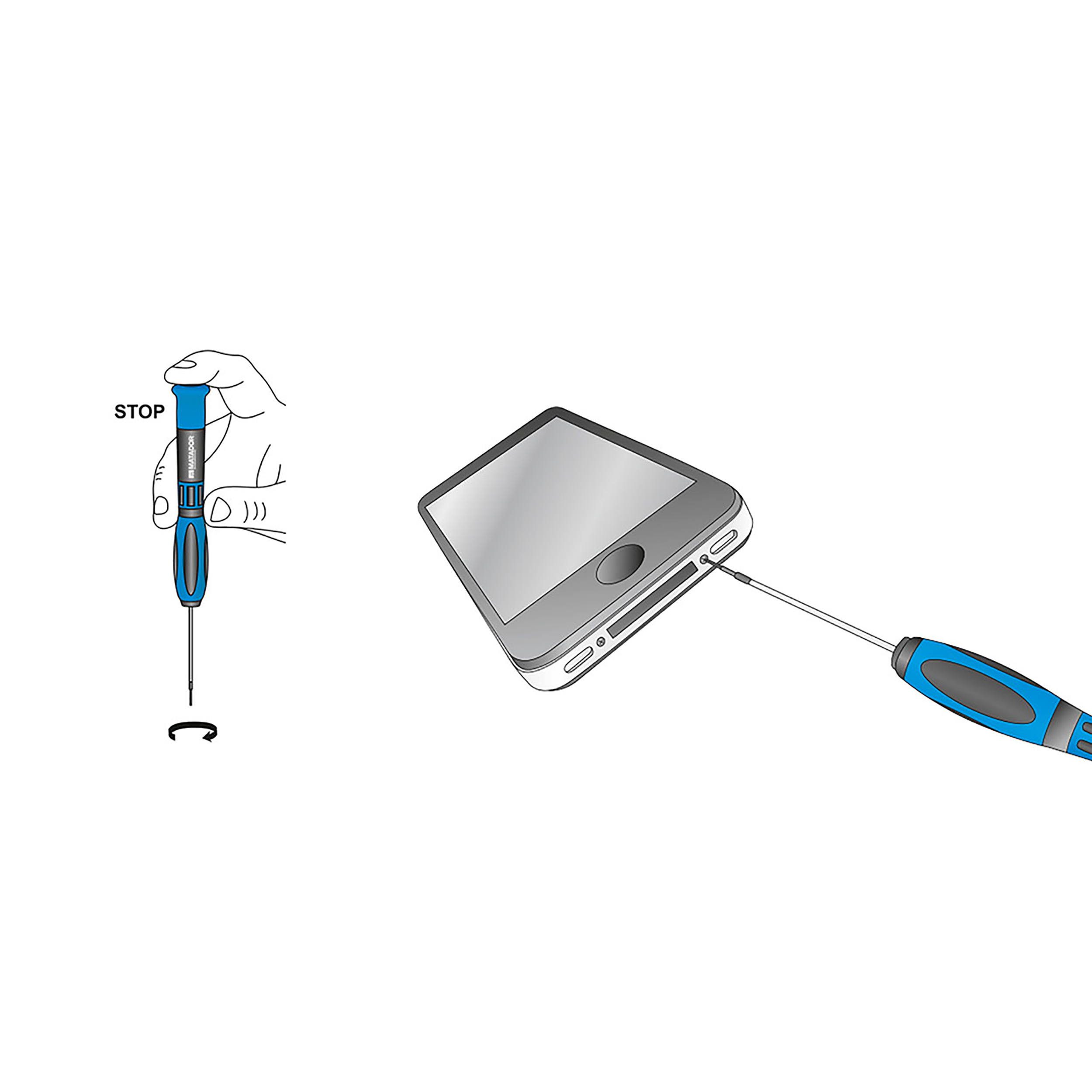 Feinmechanik-Schraubendreher, TORX®, TX 7x50 mm, MATADOR Art.-Code: 06630070