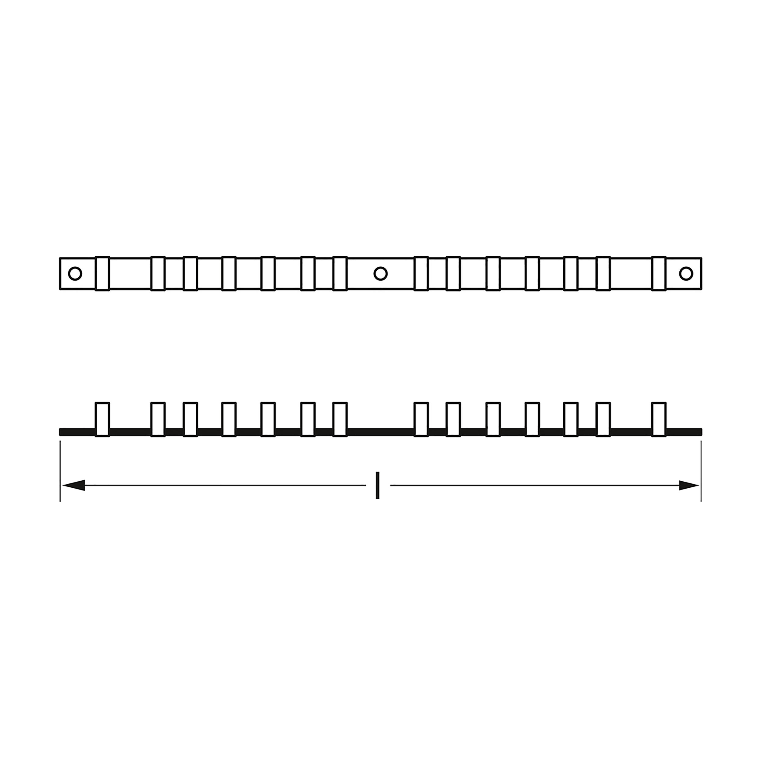 Feder-Klemmleiste, 6,3 mm (1/4"), MATADOR Art.-Code: 20990001