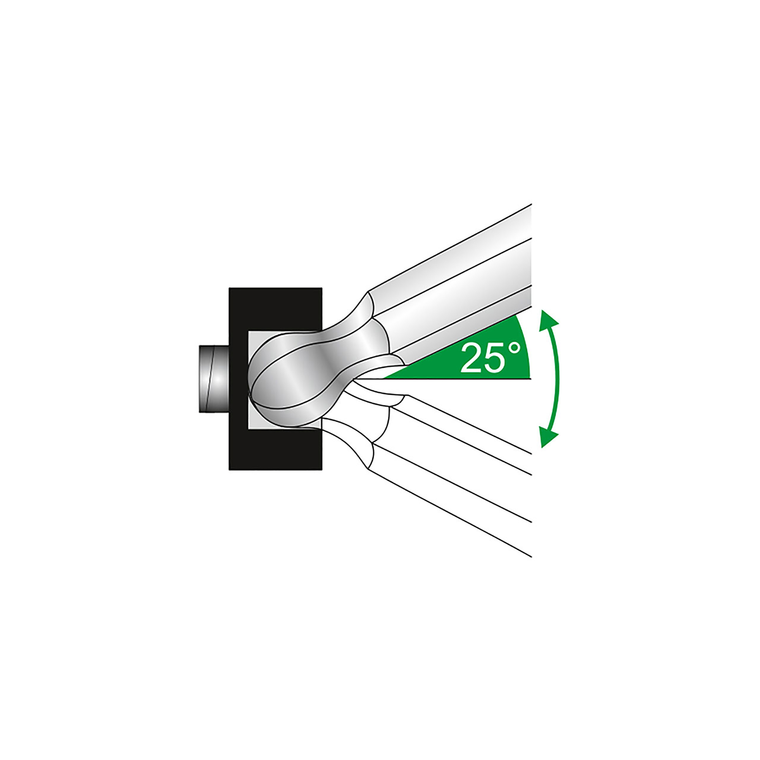 Winkelschraubendreher, Kugelkopf, 8 mm, MATADOR Art.-Code: 04420080