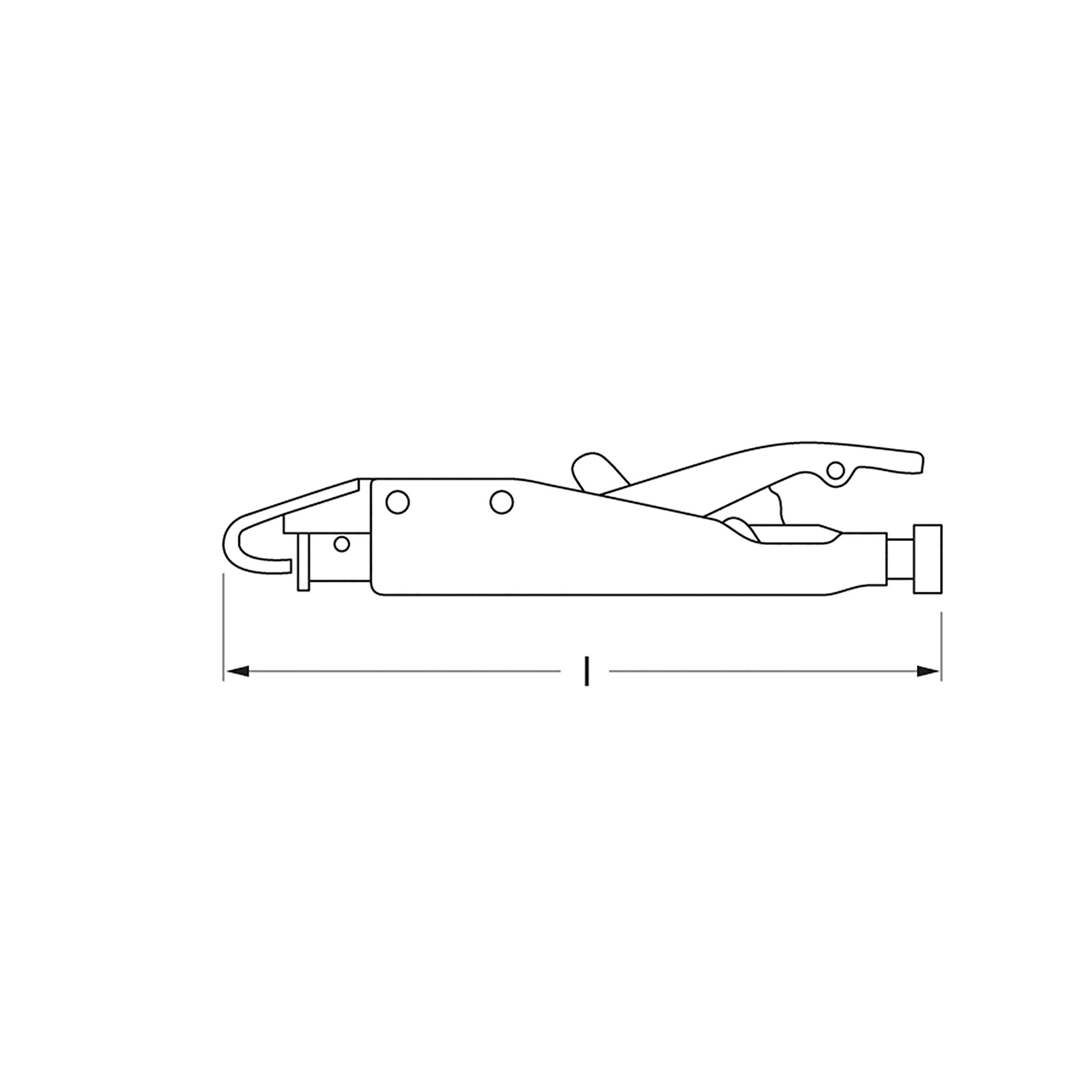 Axial-Gripzange, Typ J, 210 mm, MATADOR Art.-Nr.: 05870007