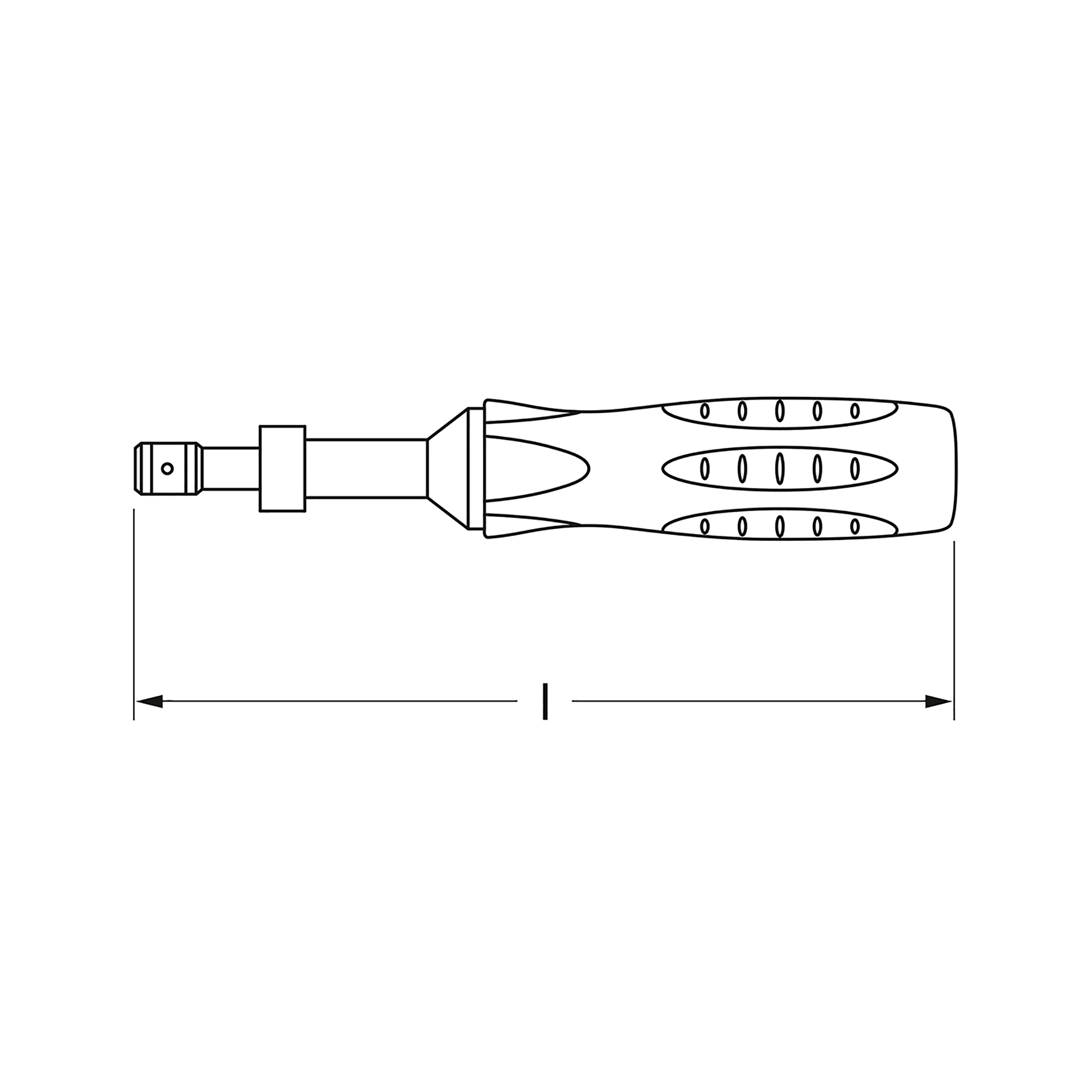 Torque screwdriver, 1/4": 1-6 Nm, MATADOR item no.: 61700020