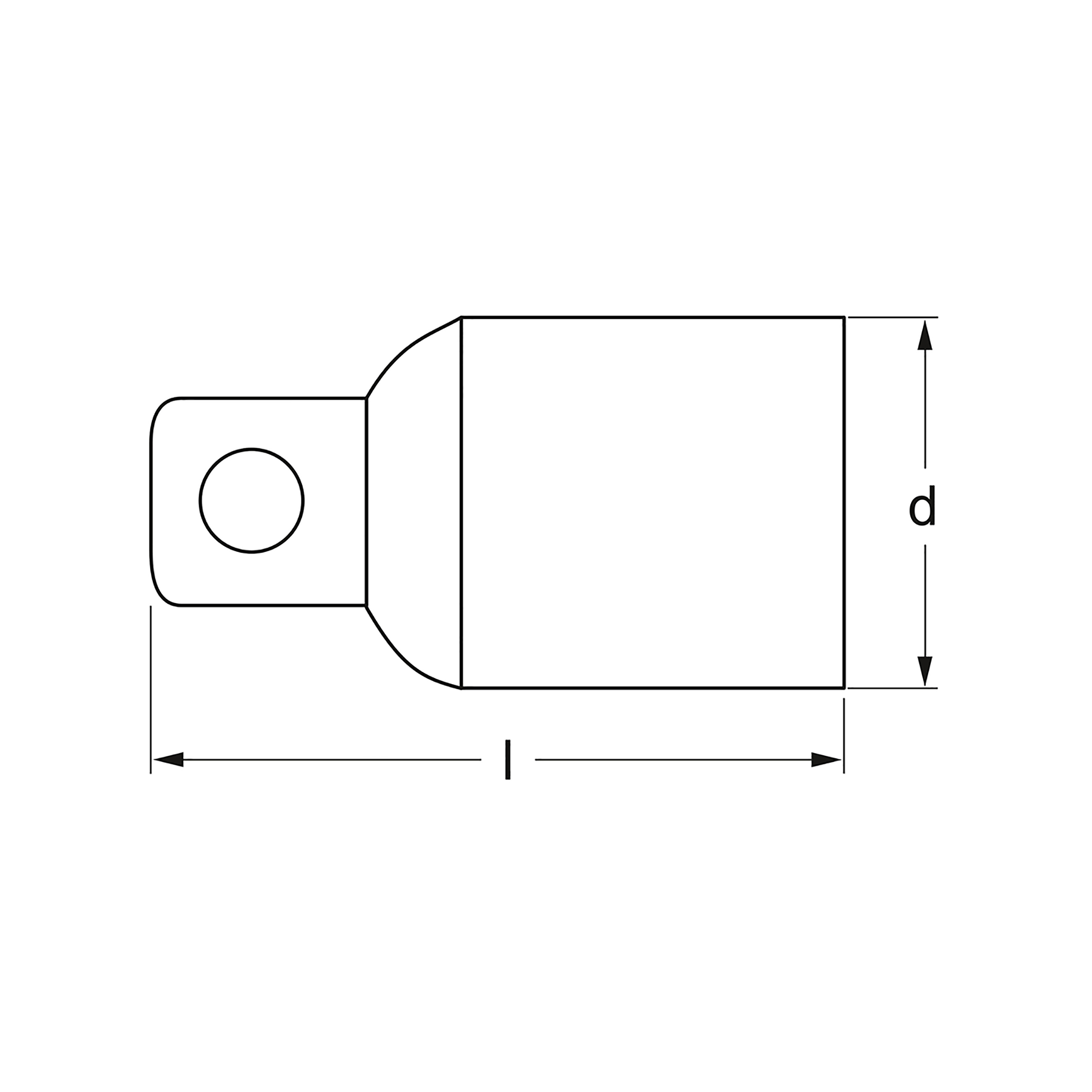 Reduzierstück, F 10 mm (3/8") x M 6,3 mm (1/4") , MATADOR Art.-Code: 30820001