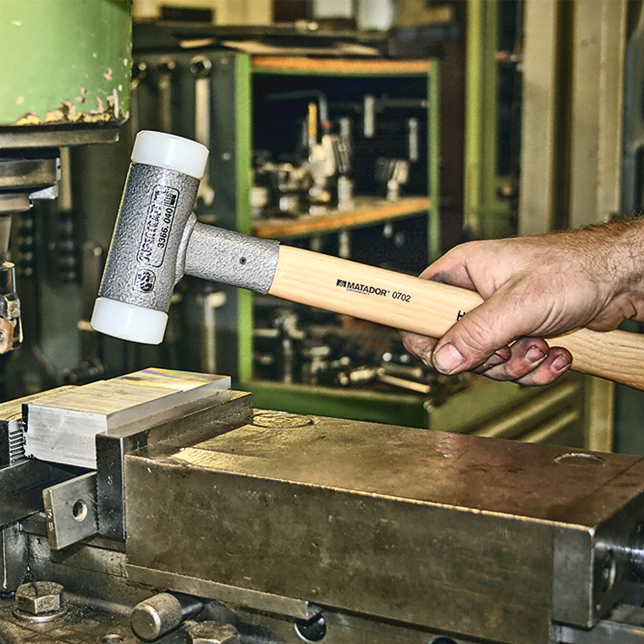 Schonhammer, rückschlagfrei, 50 mm, 990 g, MATADOR Art.-Code: 07020500