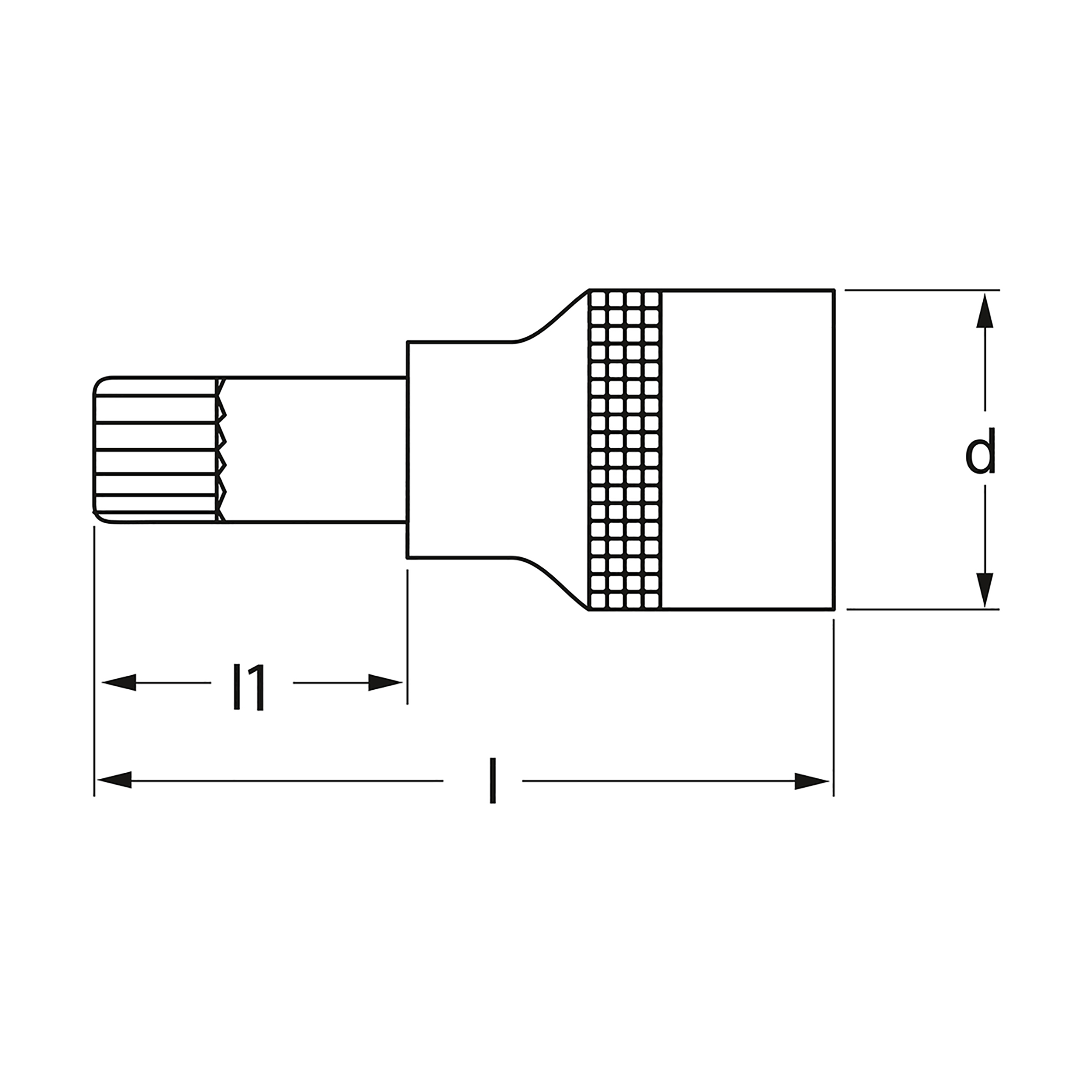 Schraubendreher-Einsatz, XZN, 10 mm (3/8"): M6x48 mm, MATADOR Art.-Code: 30790060