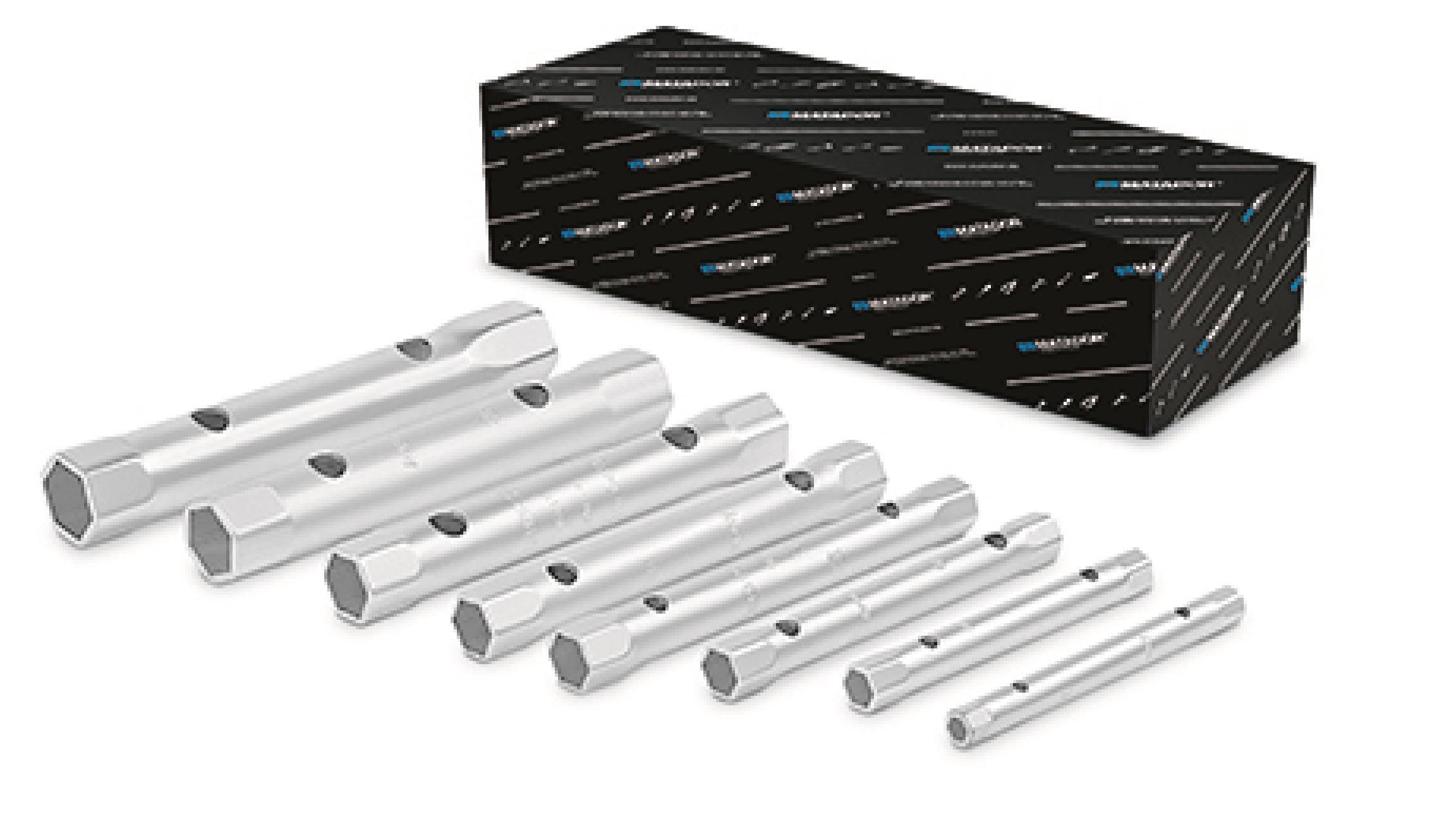 Tried and tested assortments of tubular box spanners.