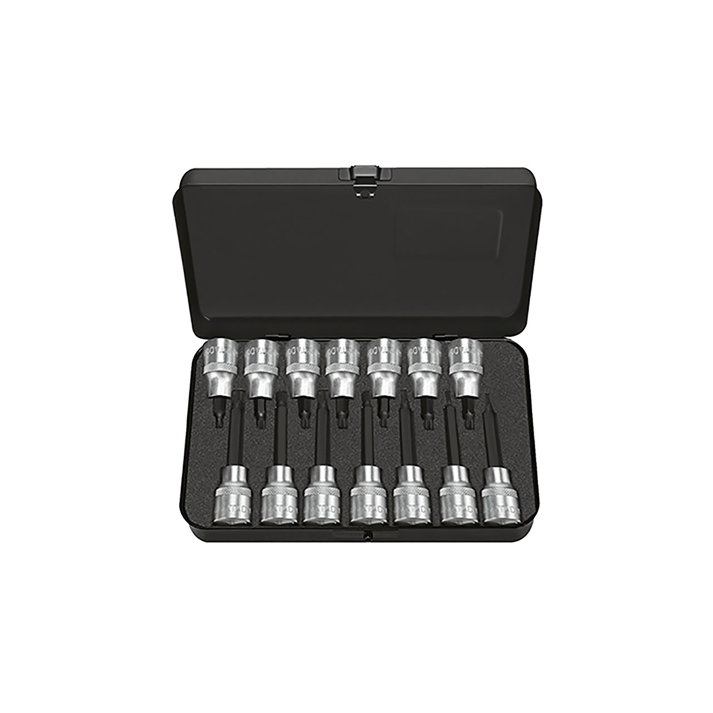 Screwdriver bits, 14 pcs, TORX®, 3/8": TX 20-50, MATADOR item no.: 30929140