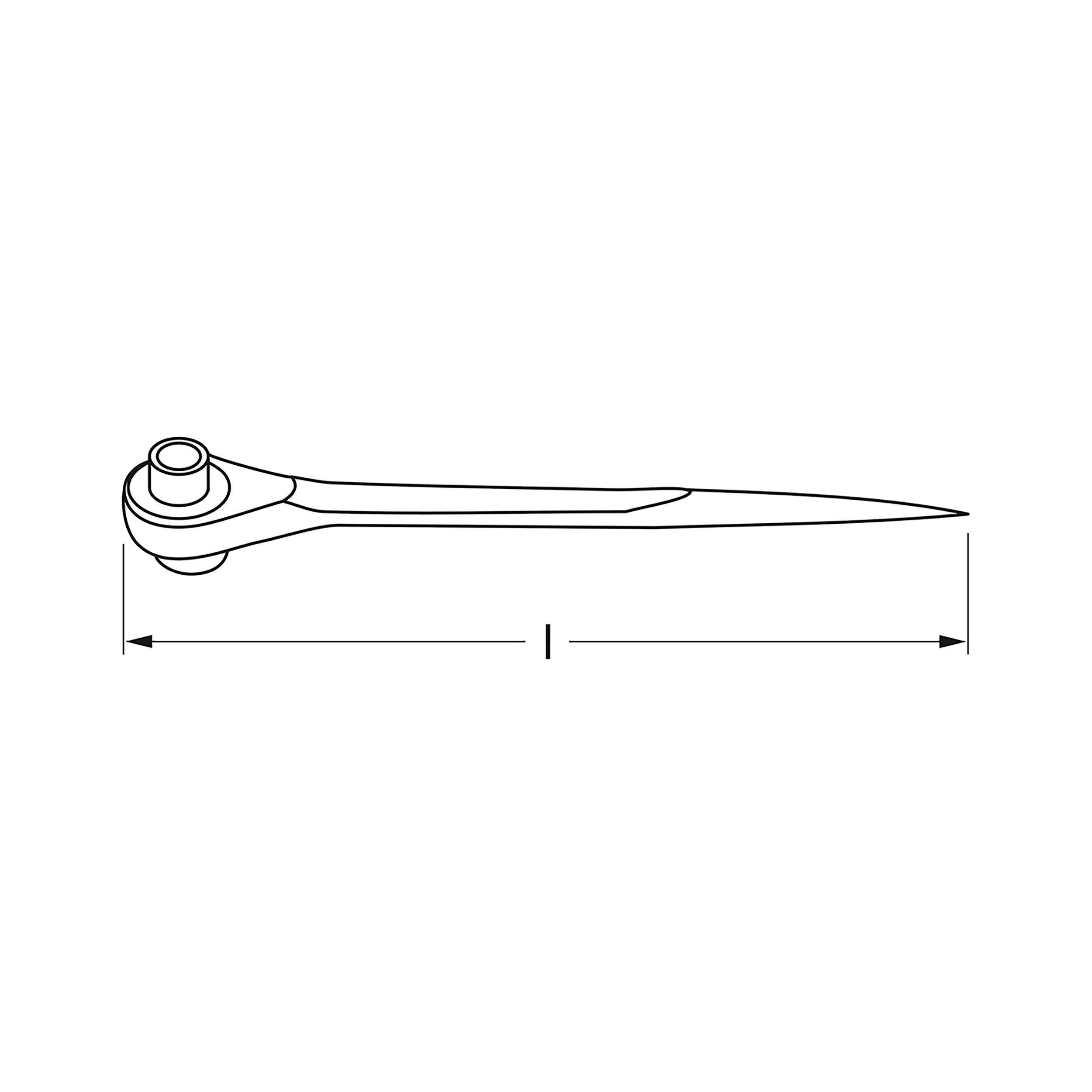 Gerüstbauknarre, 19x22 mm, MATADOR Art.-Nr.: 62001922