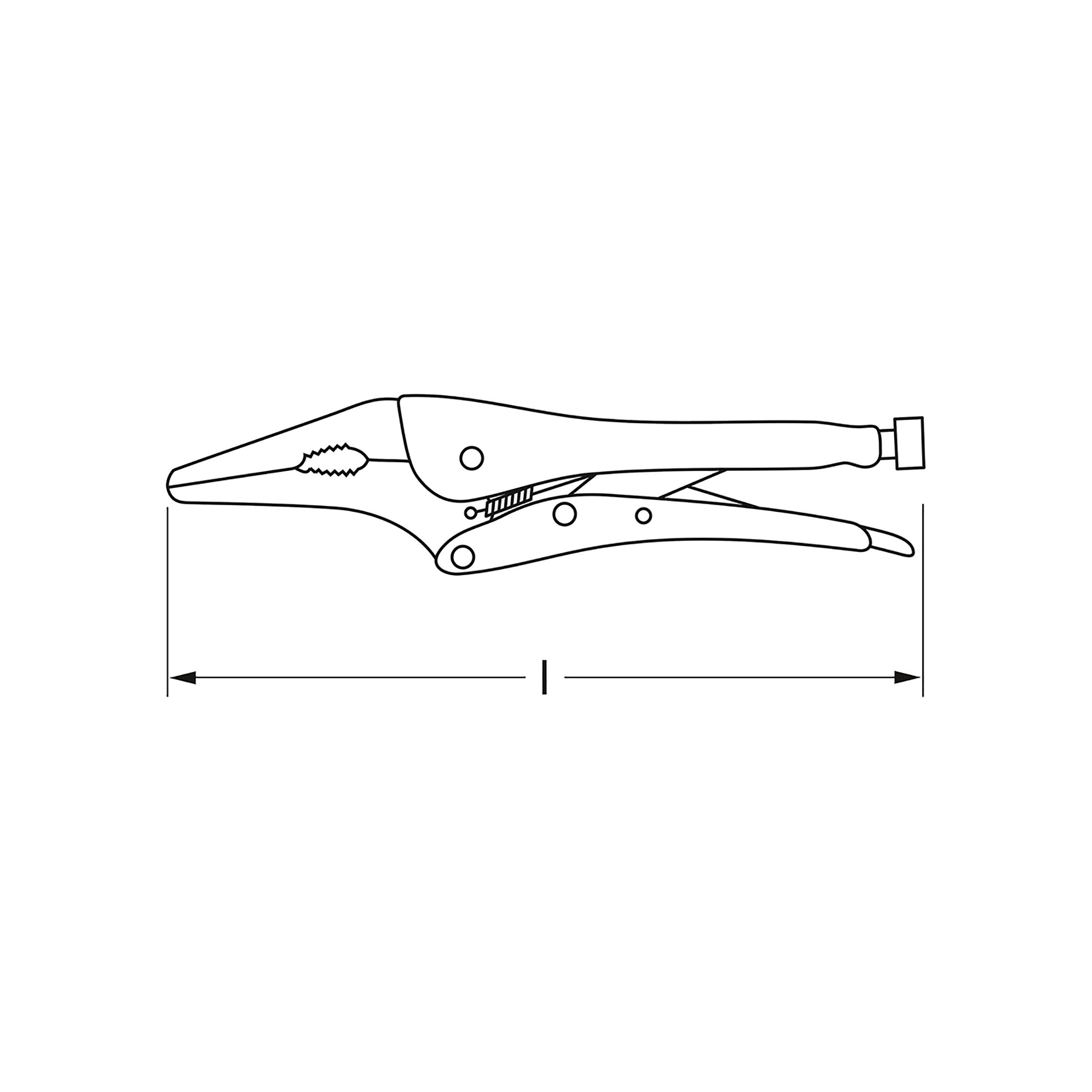 Langbeck-Gripzange, 165 mm (6.1/2"), MATADOR Art.-Nr.: 05890165
