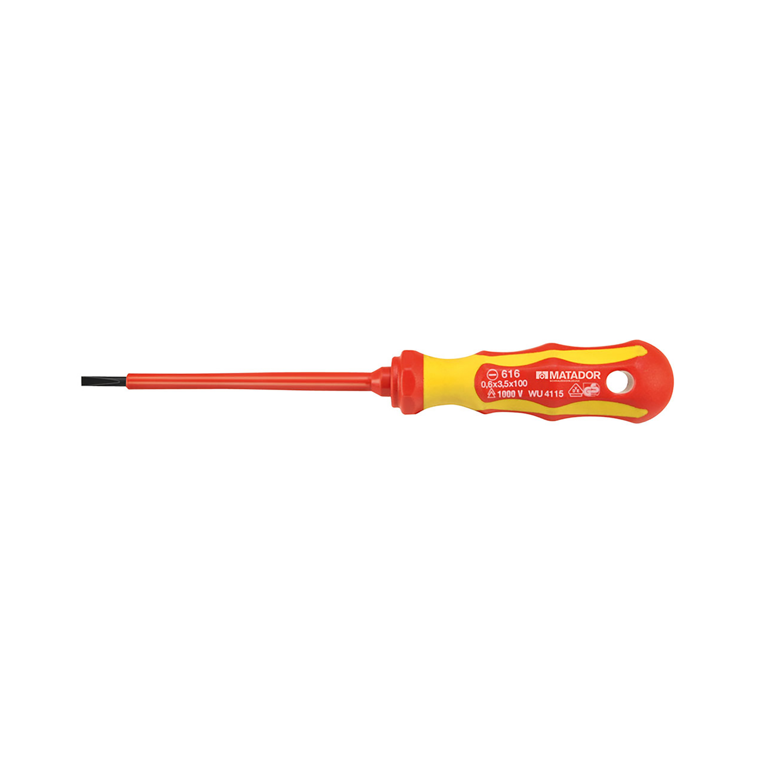 2C-Screwdriver VDE, 1x5.5x125 mm, MATADOR Item No.: 06161055