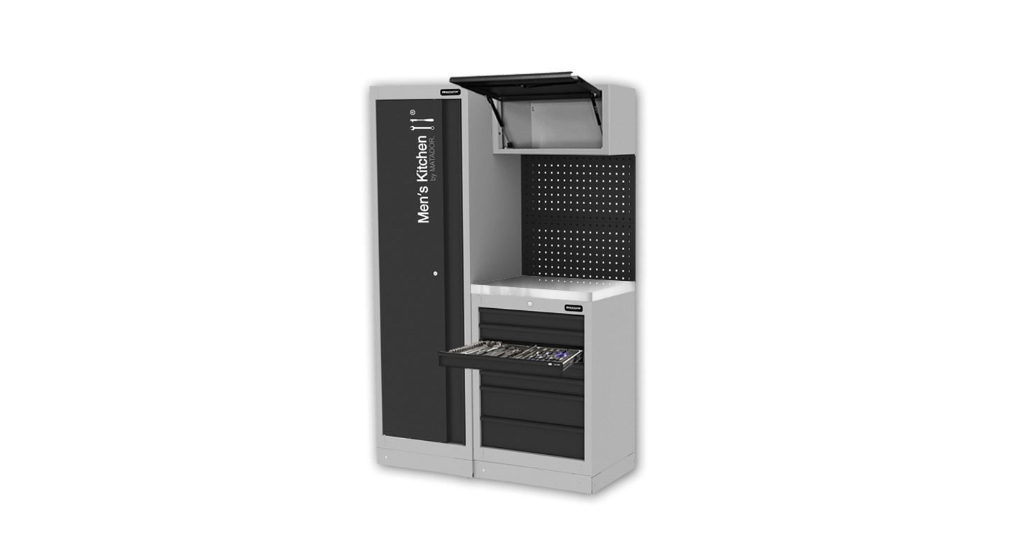 piccolo_3d_edelstahl Men's Kitchen: PICCOLO, 1.276 x 1.980 mm, MATADOR