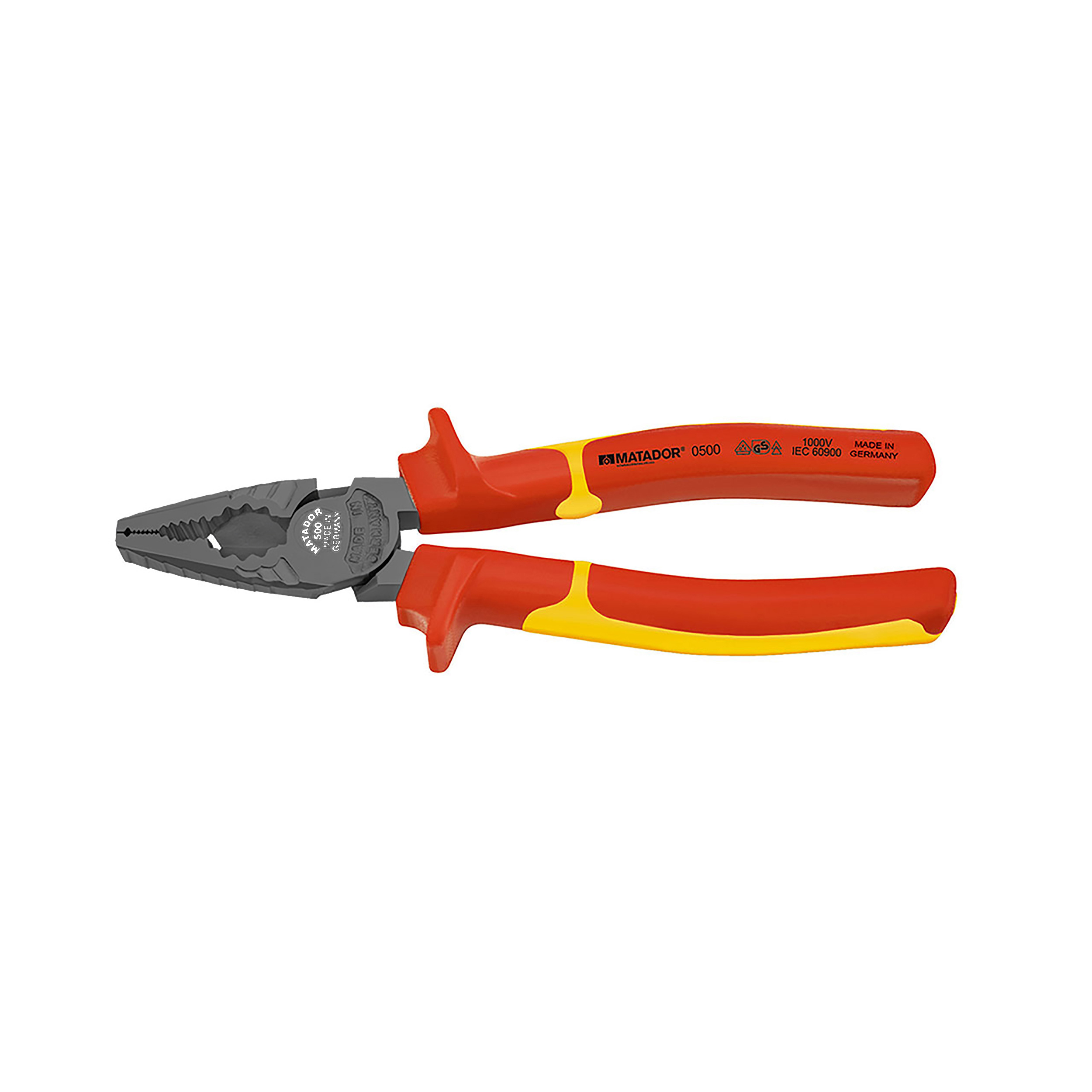 VDE Kraft-Kombizange, DIN ISO 5746, 165 mm (6.1/2"), MATADOR Art.-Code: 05001165