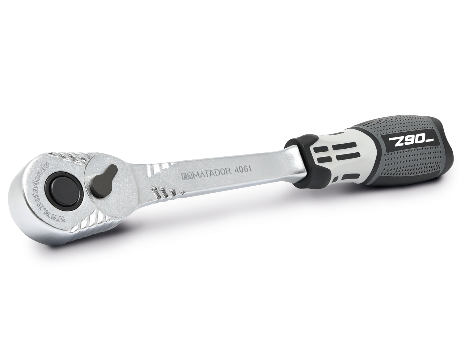 High quality ratchet, 12,5 mm (1/2") with torque over 750 N·m.