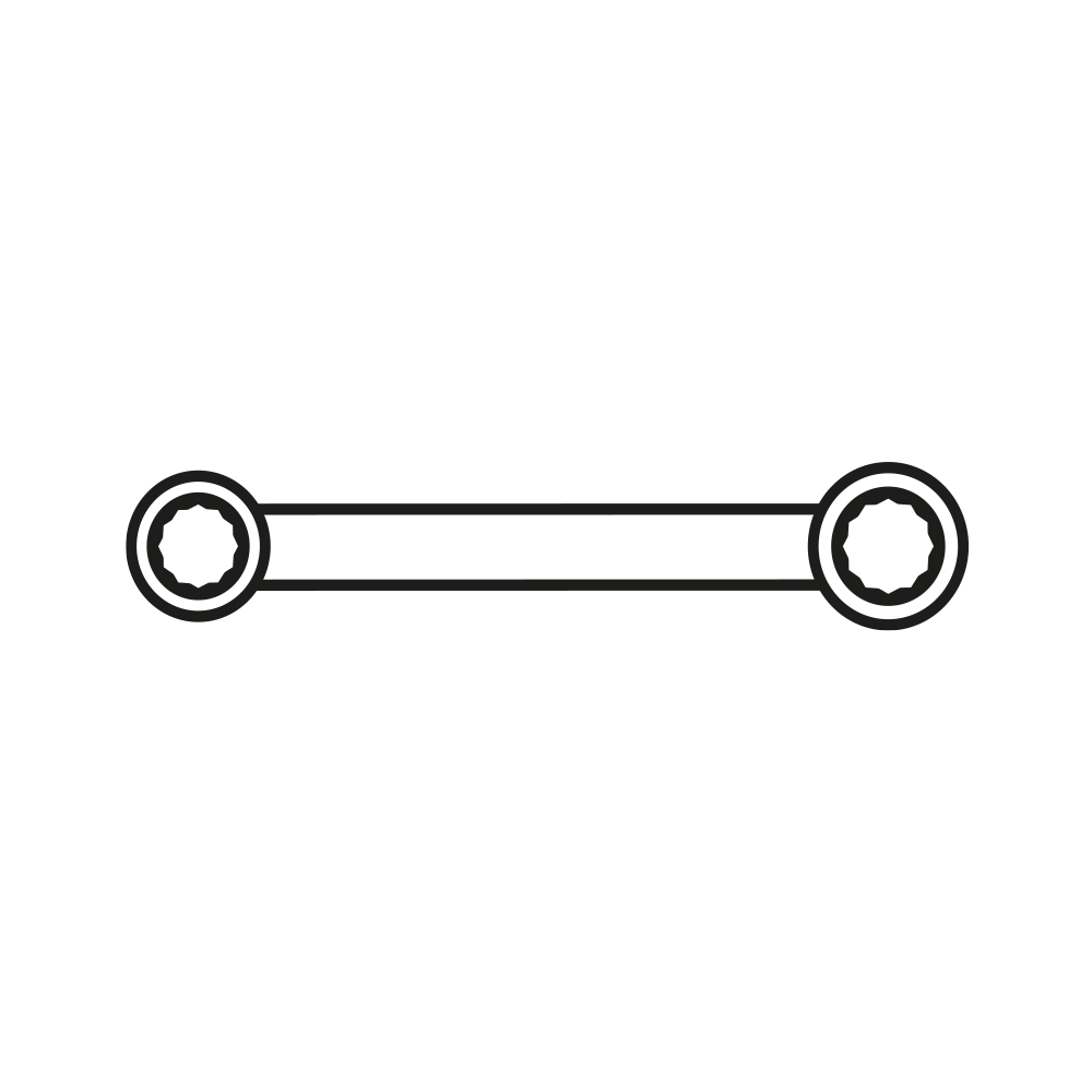 Doppelringschlüssel, DIN 837, 30x32 mm, MATADOR Art.-Code: 02203032