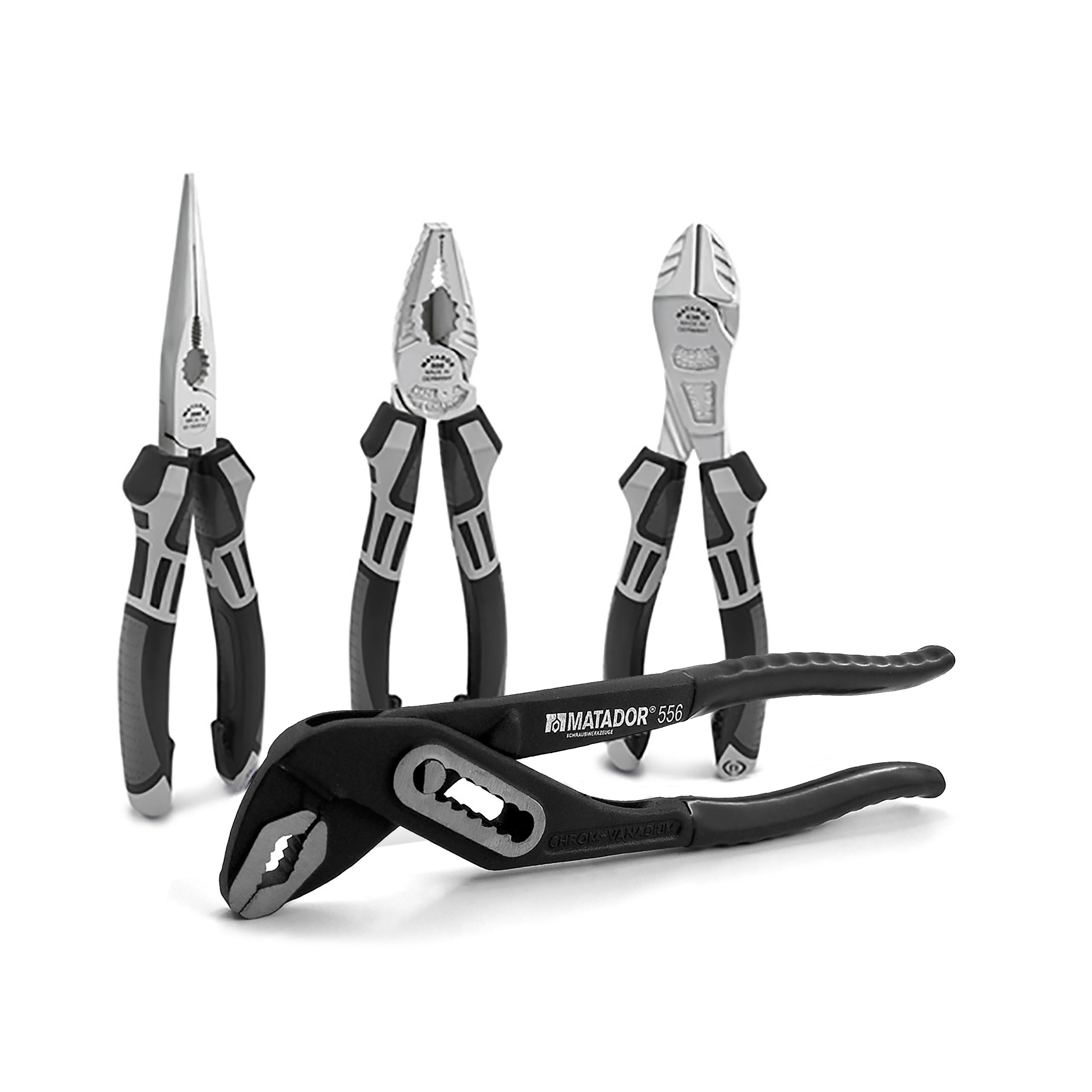 Set of pliers, 4 pieces, MATADOR 0556