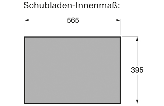 Perfektes Schubladenraster - passend für alle MATADOR MTS-Einlagen und die meisten handelsüblichen Module. 