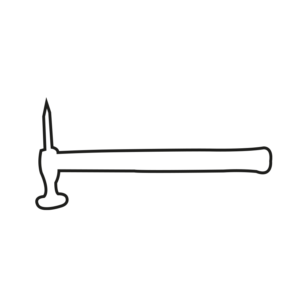 Ausbeulhammer, 155x40x30 mm, MATADOR Art.-Code: 07320008