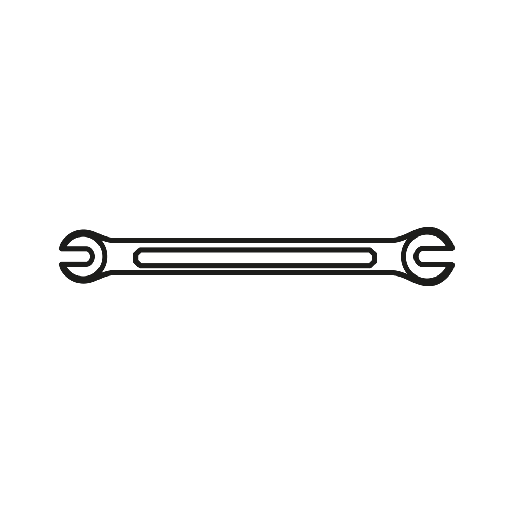 Brake line spanner, straight, MATADOR item no. 02500001