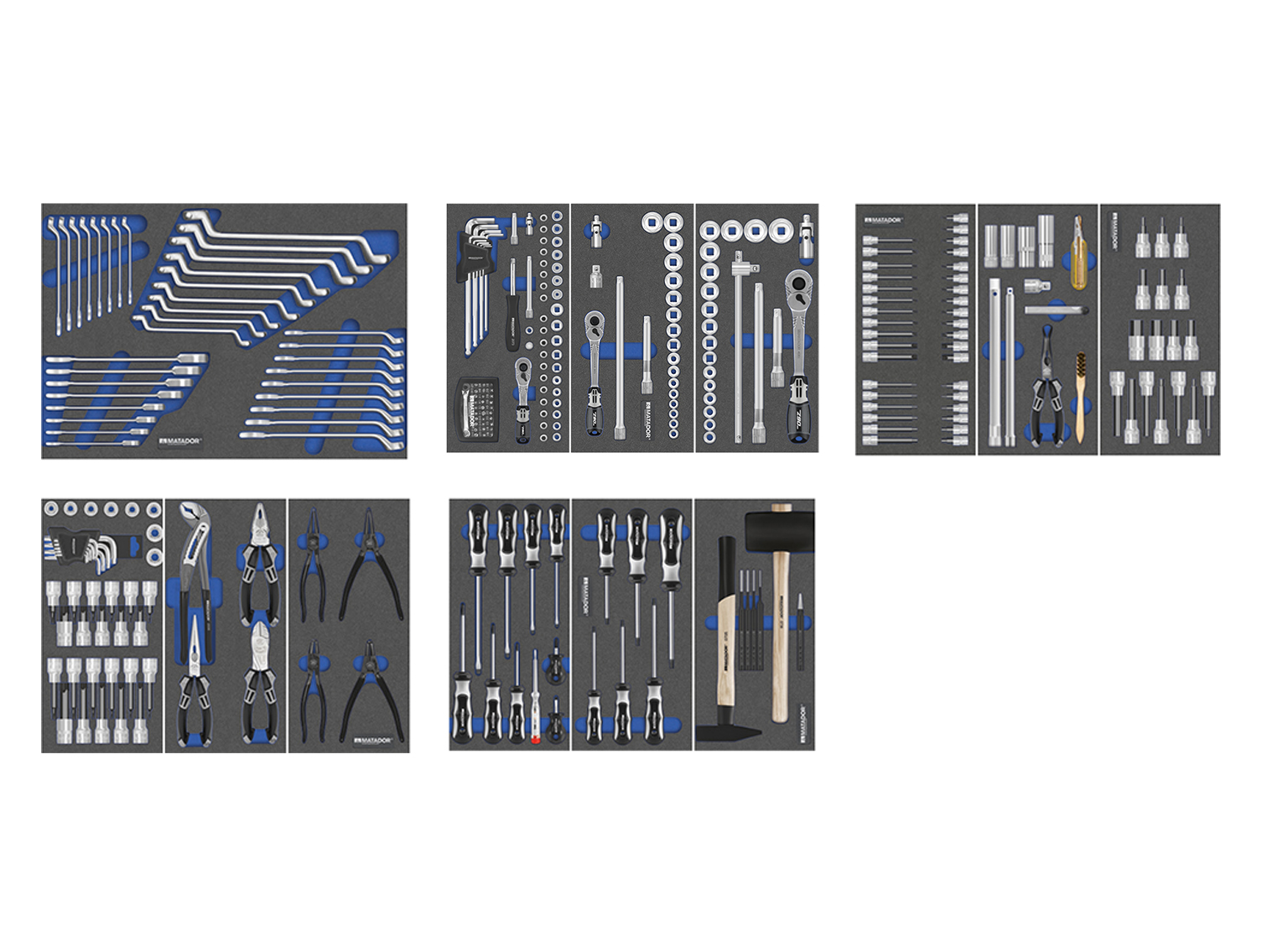 8164_Automotive_Pro_uebersichtojY4hzjxZ3pqx Werkzeugsatz AUTOMOTIVE PRO 297-tlg., MATADOR 81789580