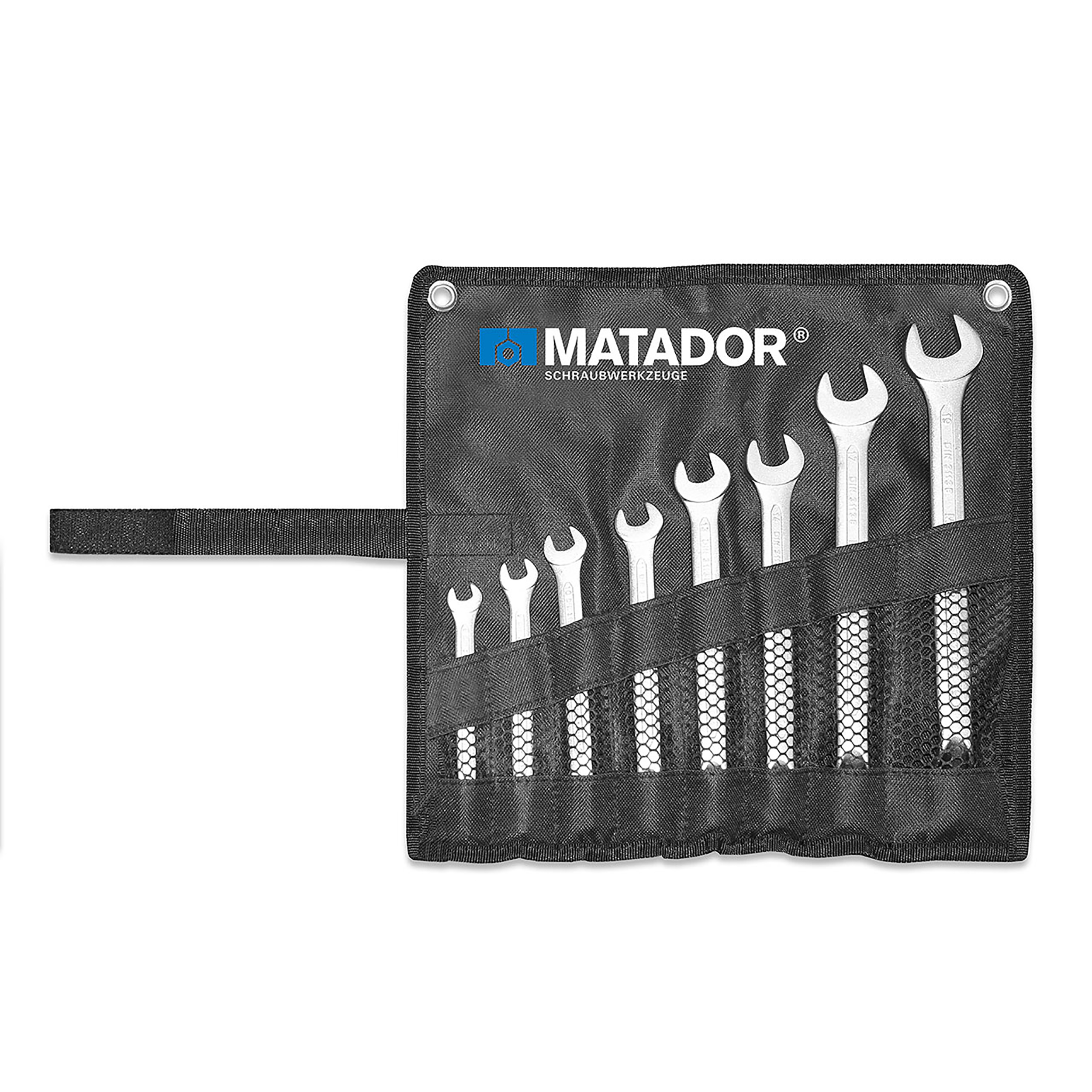 Ratchet combination spanner set, 8 pcs., 8-19 mm, MATADOR item no.: 01899080