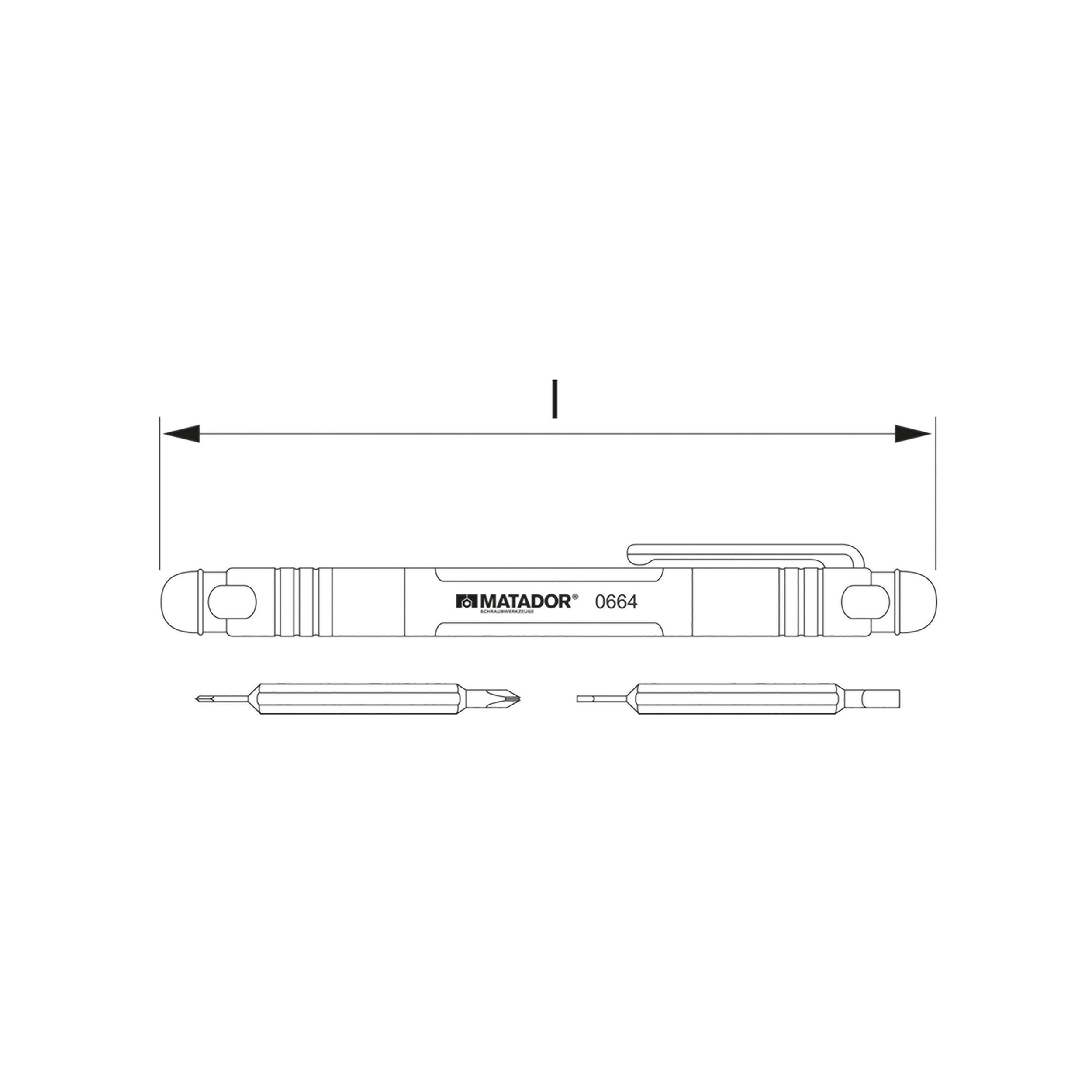 Pocket Screwdriver "4in1"