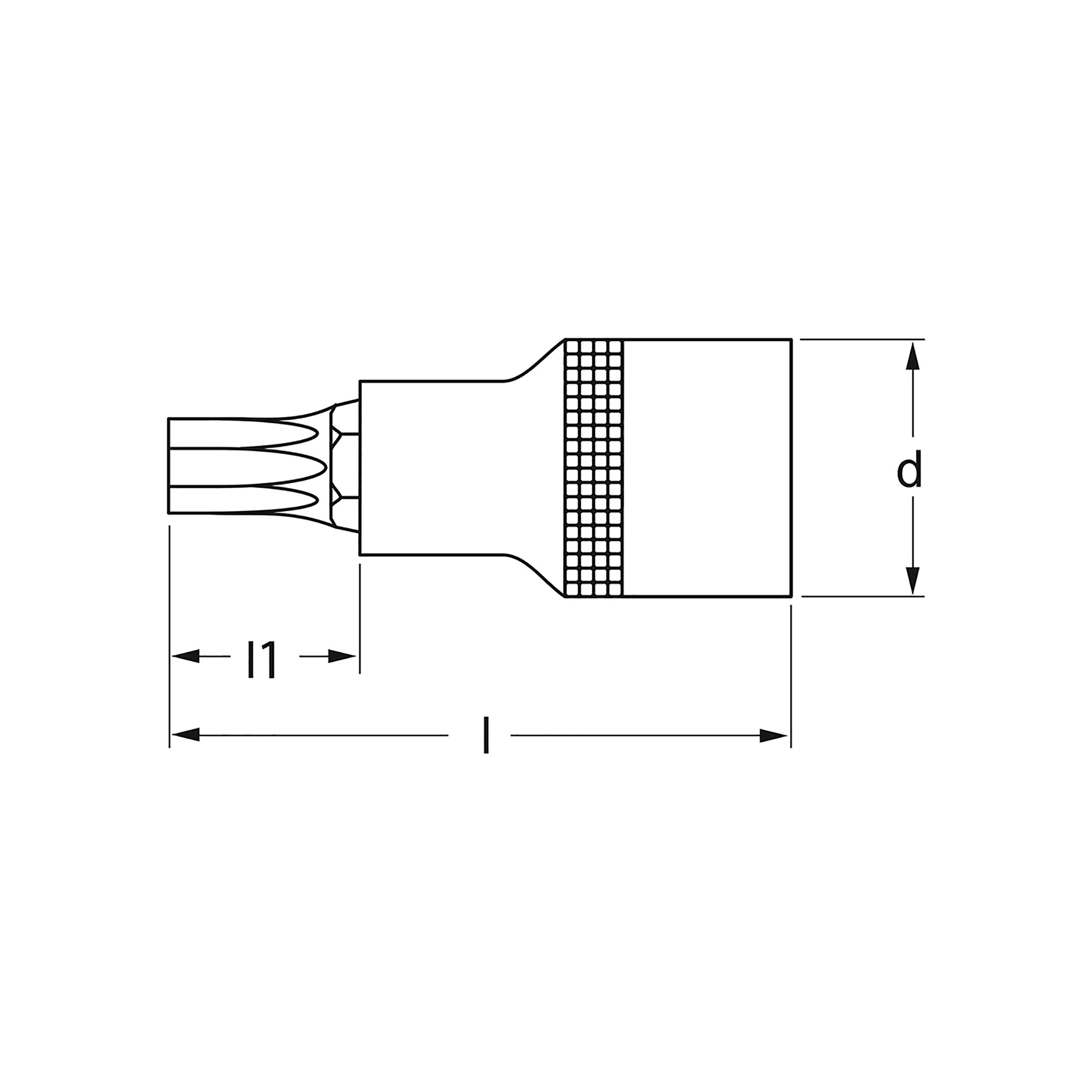 Schraubendreher-Einsatz, TORX®, 12,5 mm (1/2"): TX 50x62 mm, MATADOR Art.-Code: 40920500